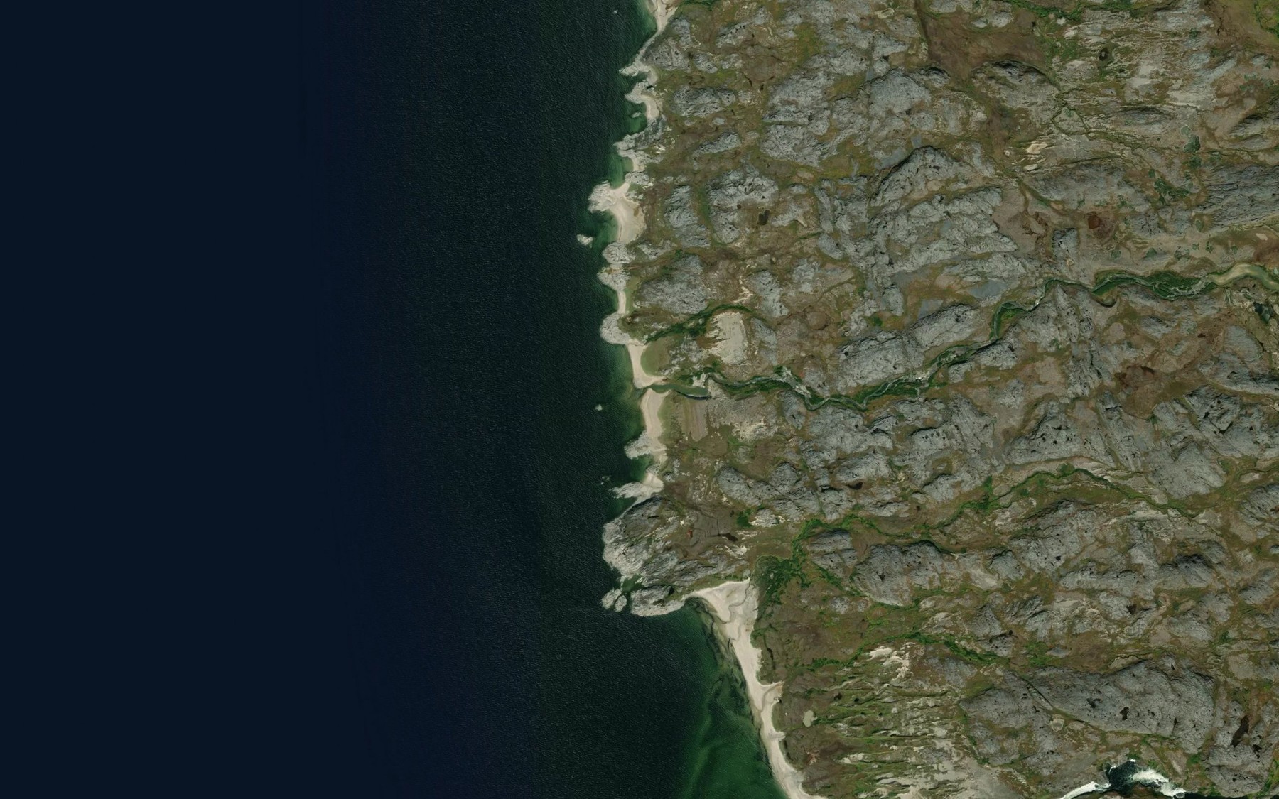 Satellite map of the Ruisseau Kuugajaaguluk
