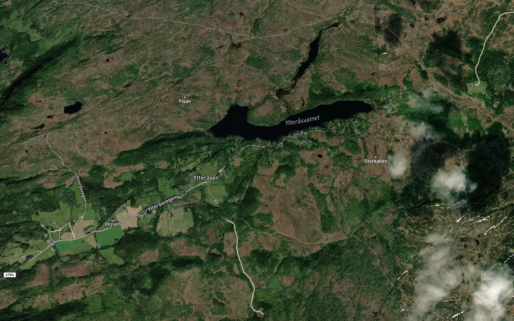 Satellite map of the Bursbekken
