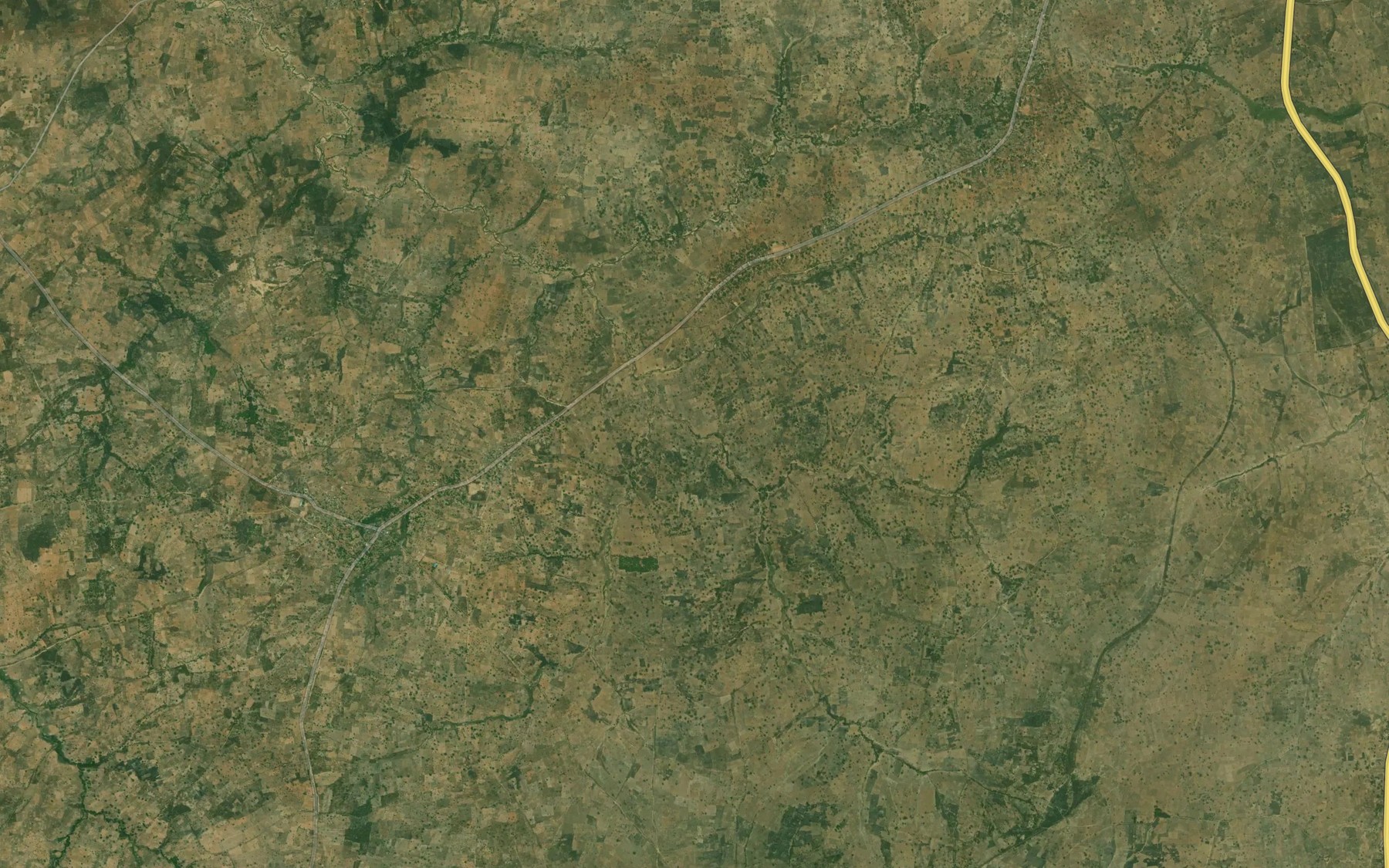 Satellite map of the River Benue