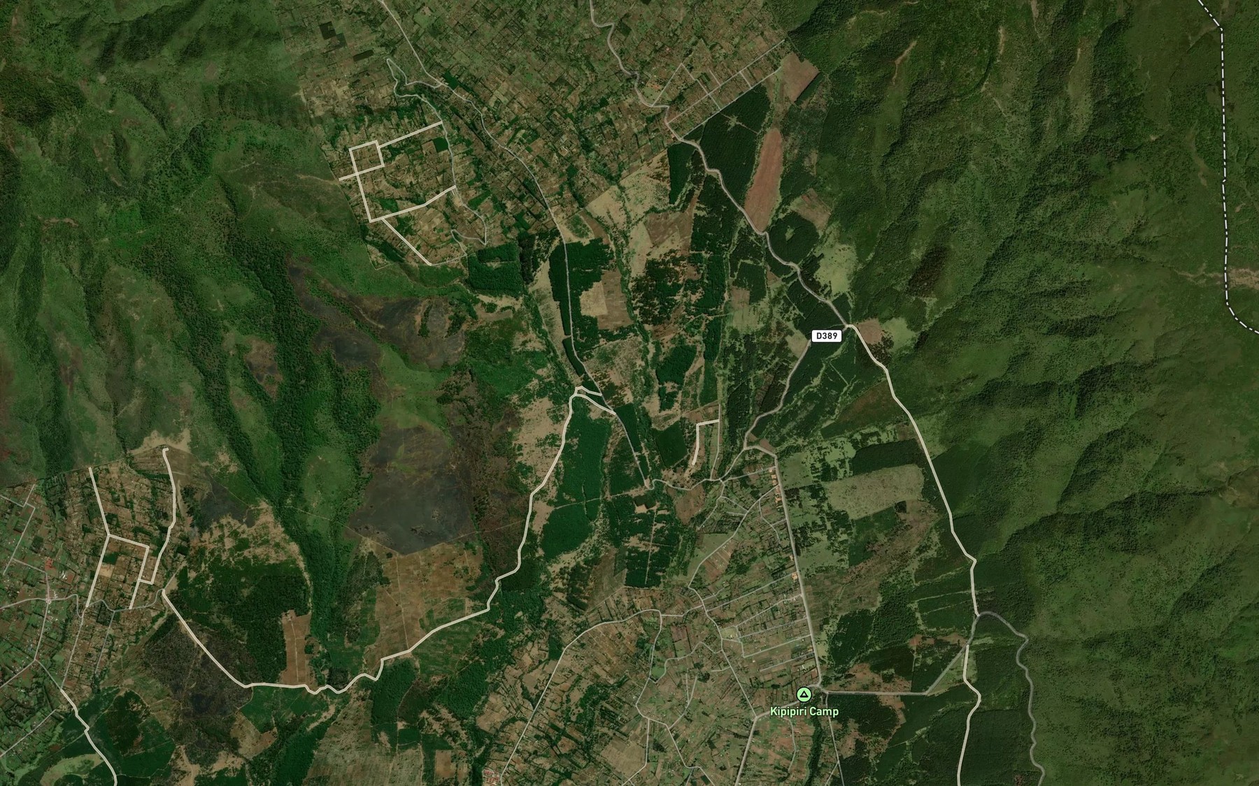 Satellite map of the Monyu