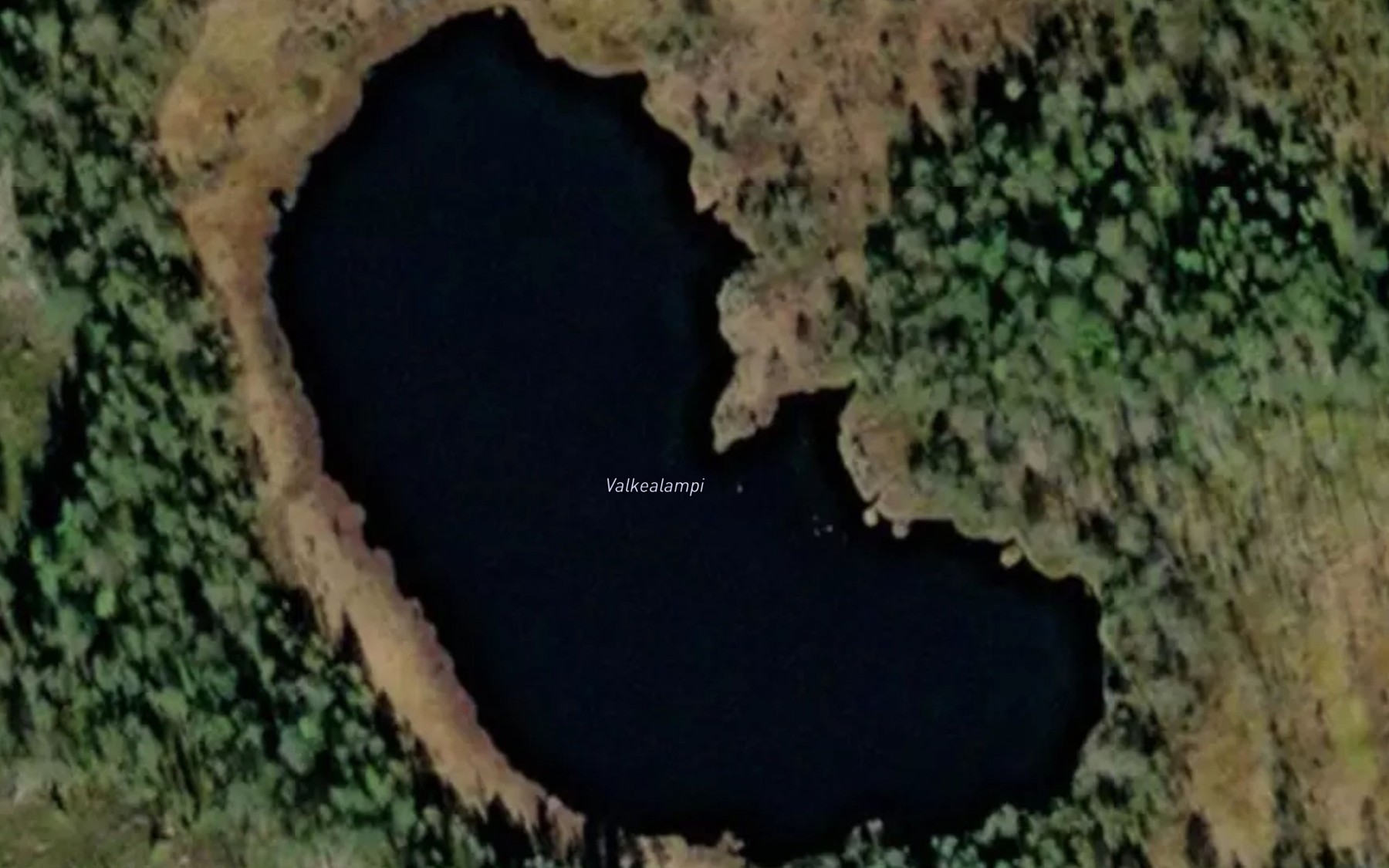 Satellite map of the Valkealampi