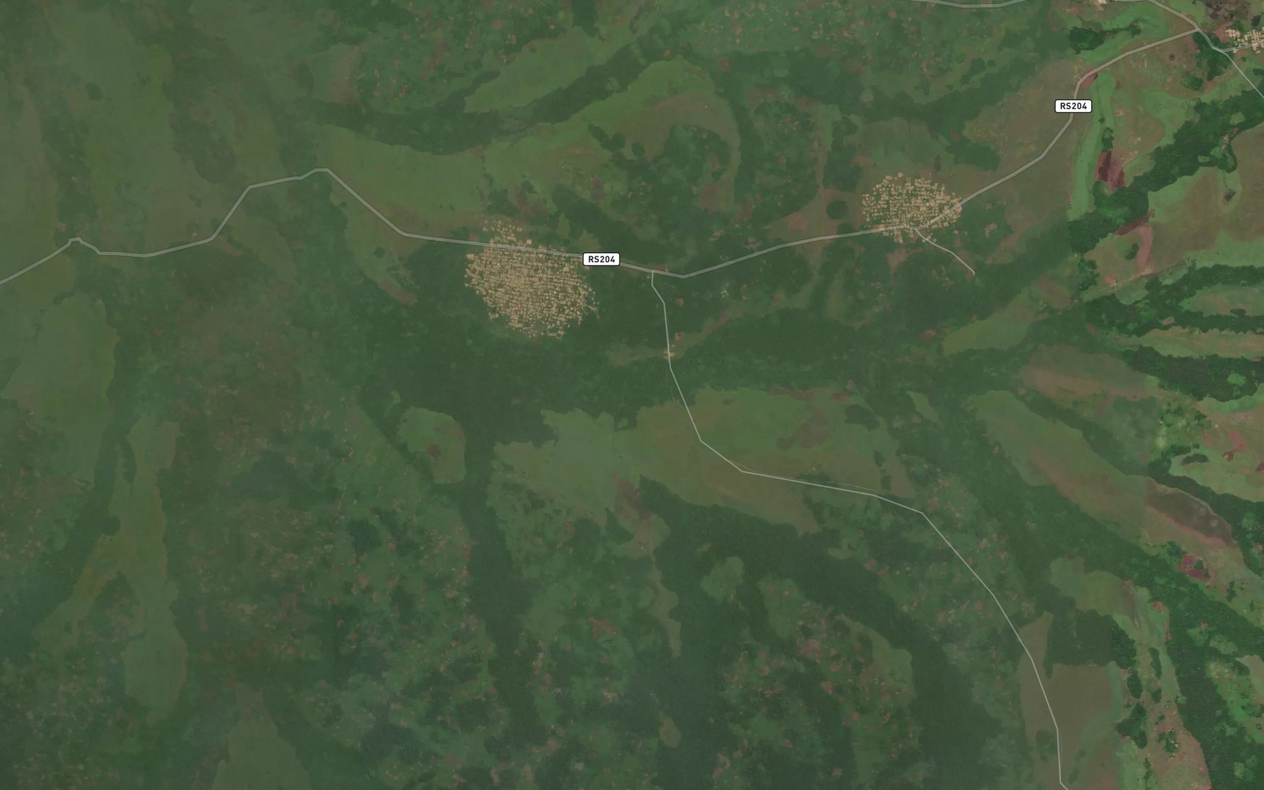 Satellite map of the Ngole