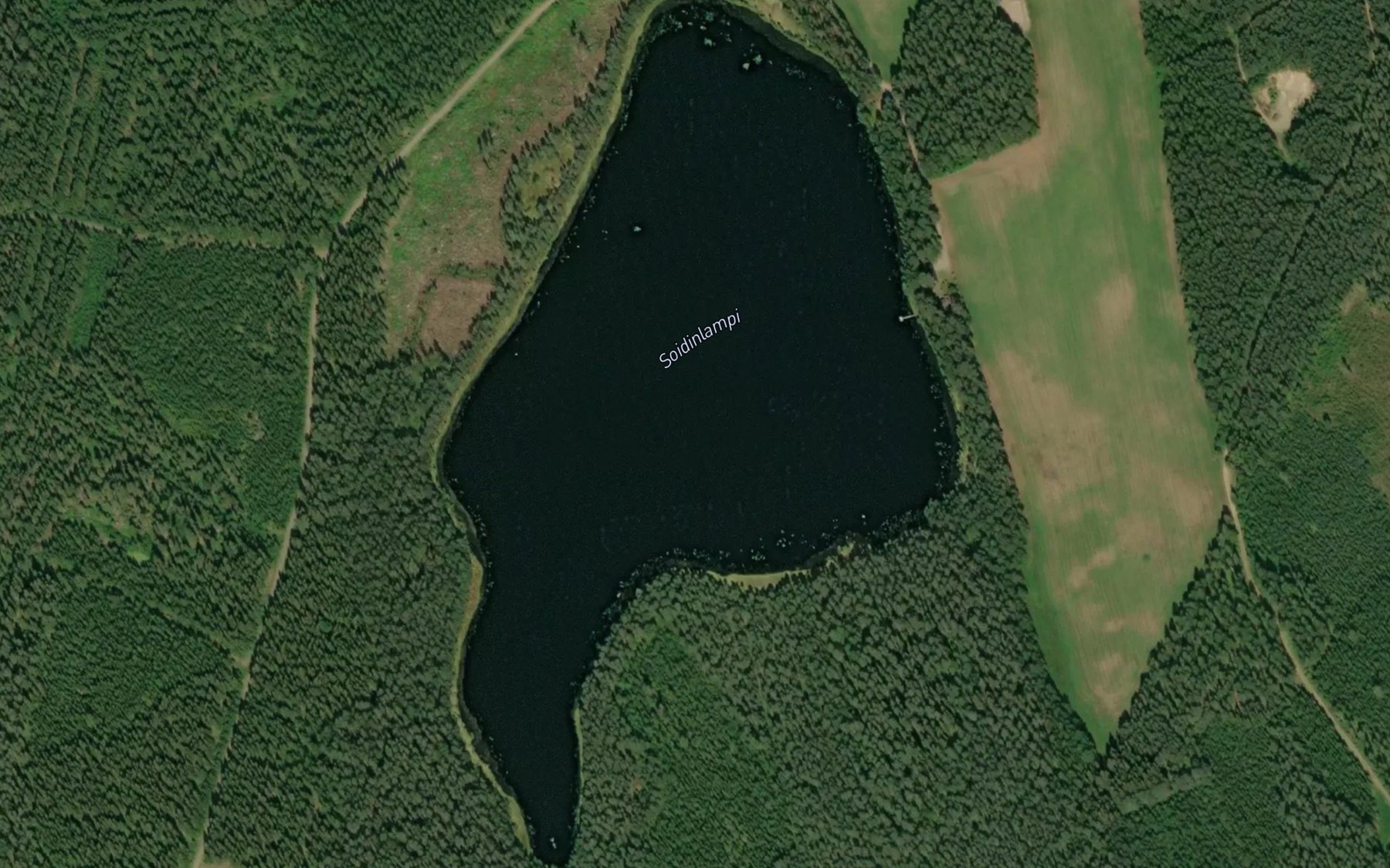 Satellite map of the Soidinlampi