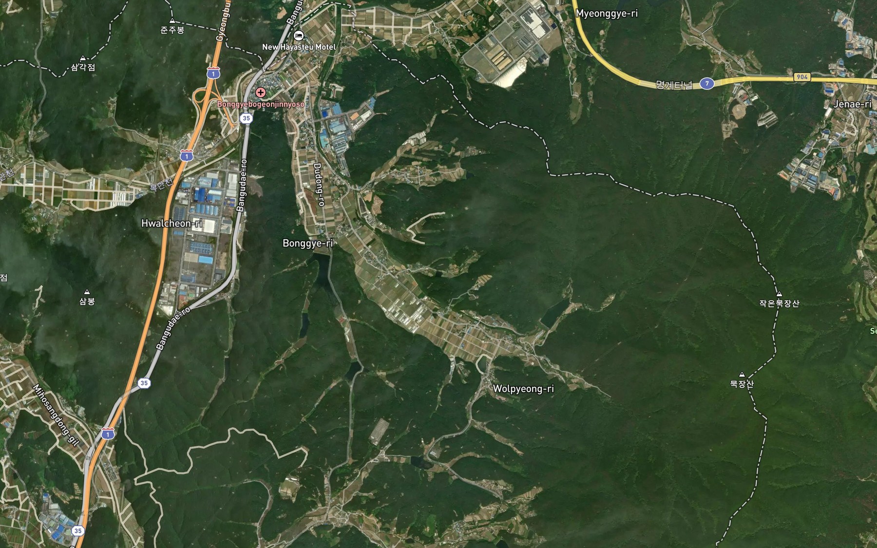 Satellite map of the Deungdungmot