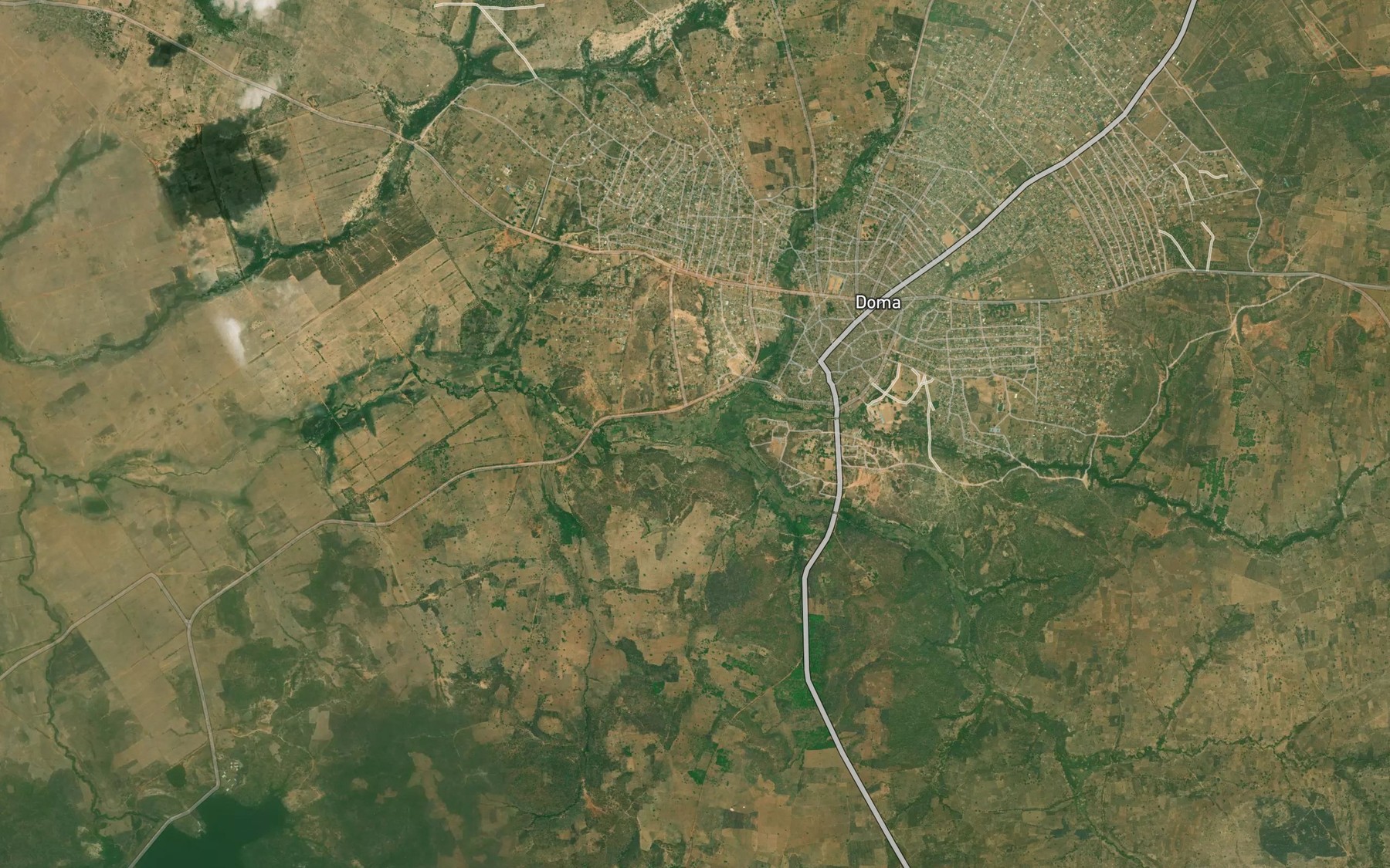 Satellite map of the RiverMenza