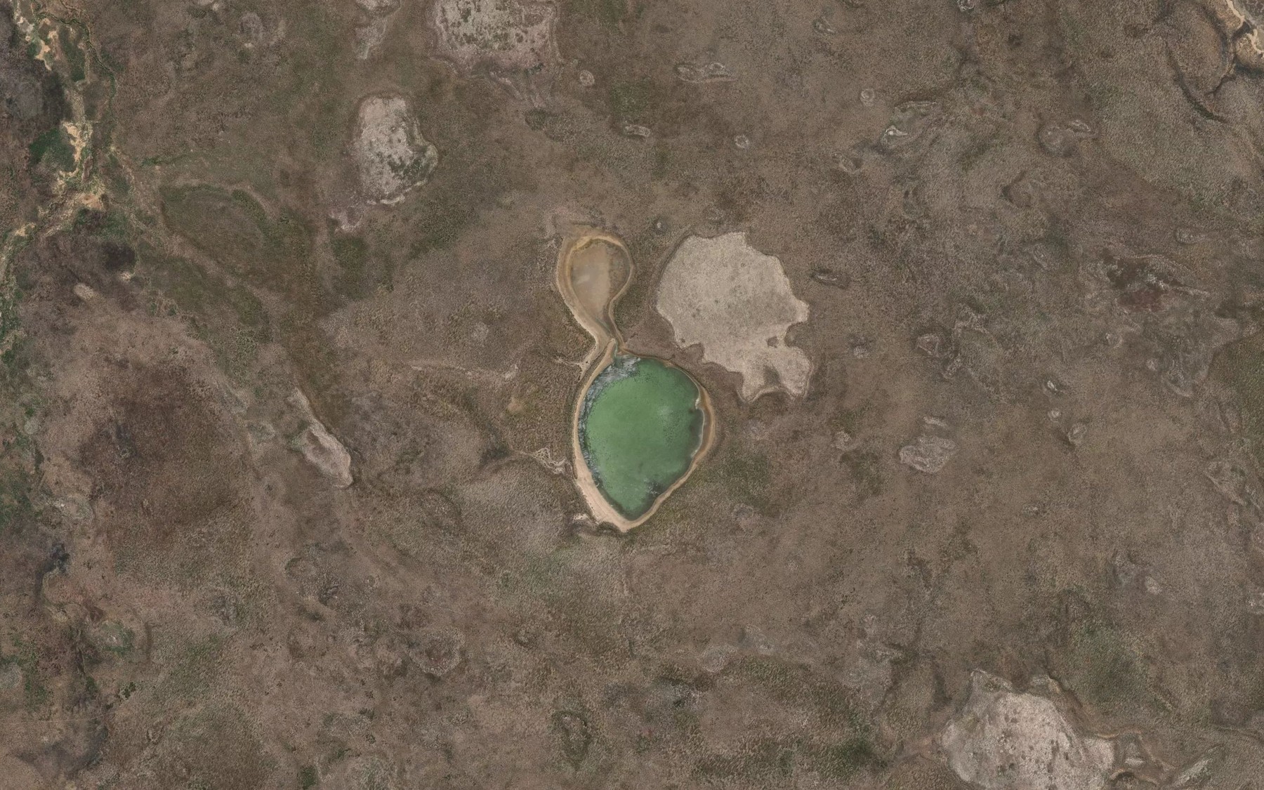 Satellite map of the Wabarra Lake