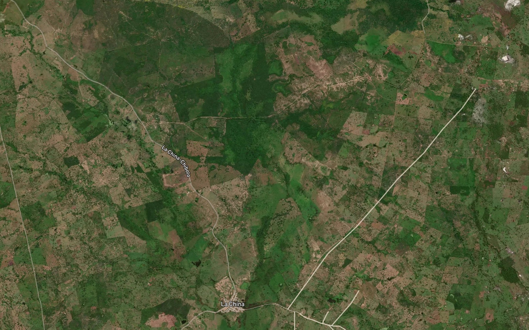 Satellite map of the Arroyo Mulero