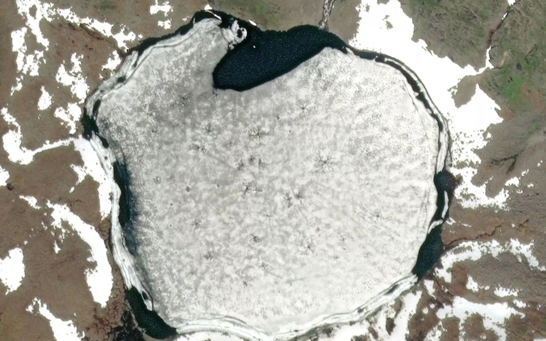 Satellite map of the Litledalsvatnet