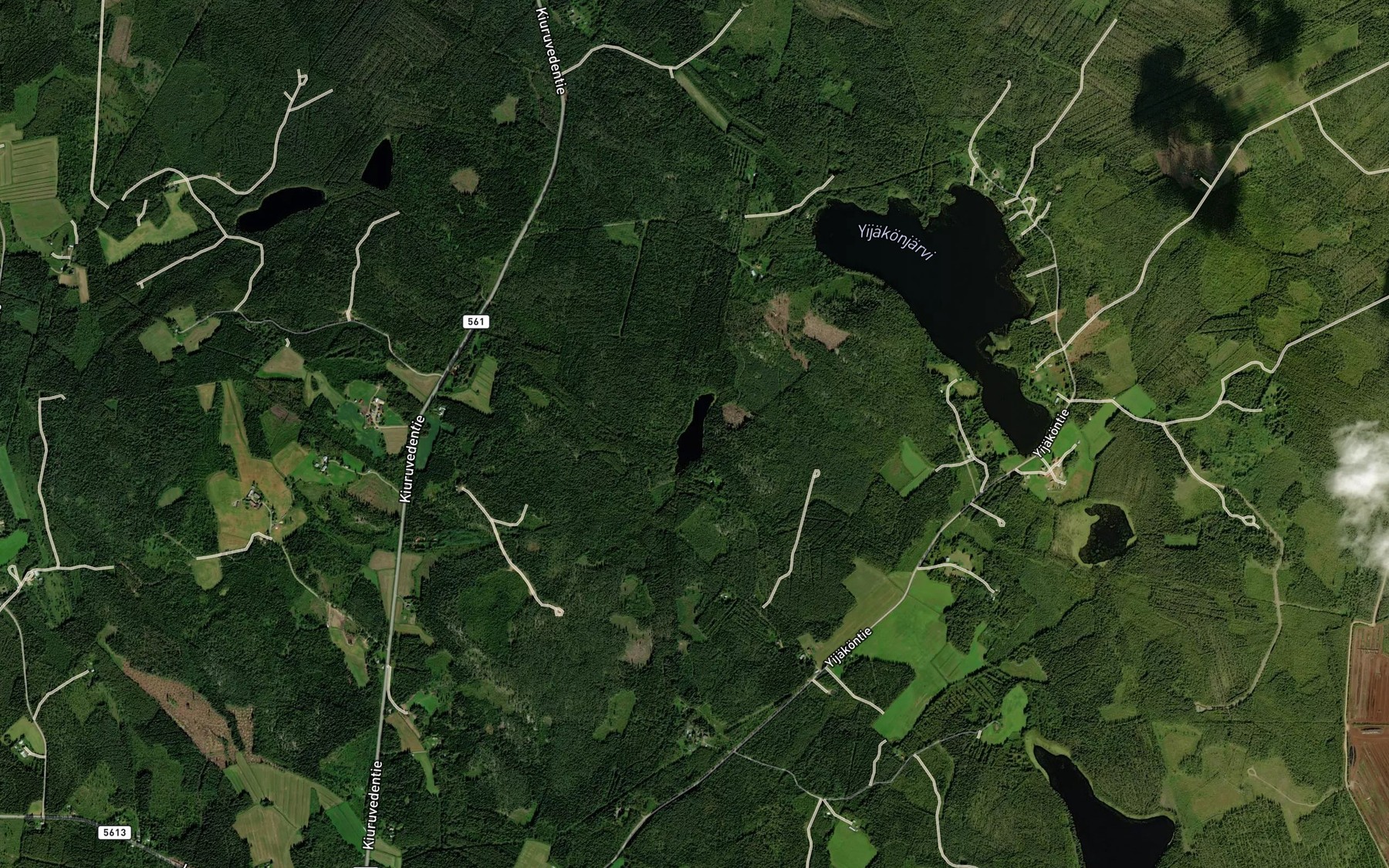 Satellite map of the Sarkilampi