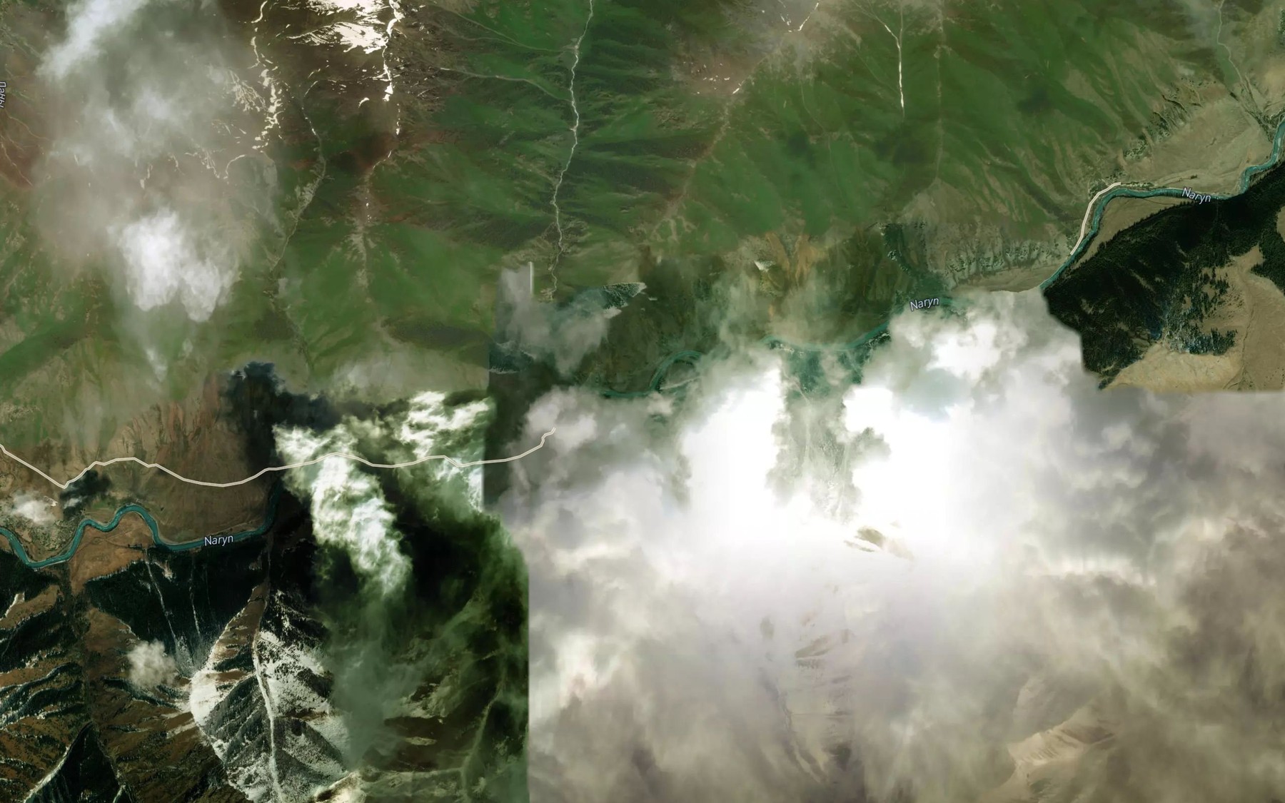 Satellite map of the Chon-Tepshi