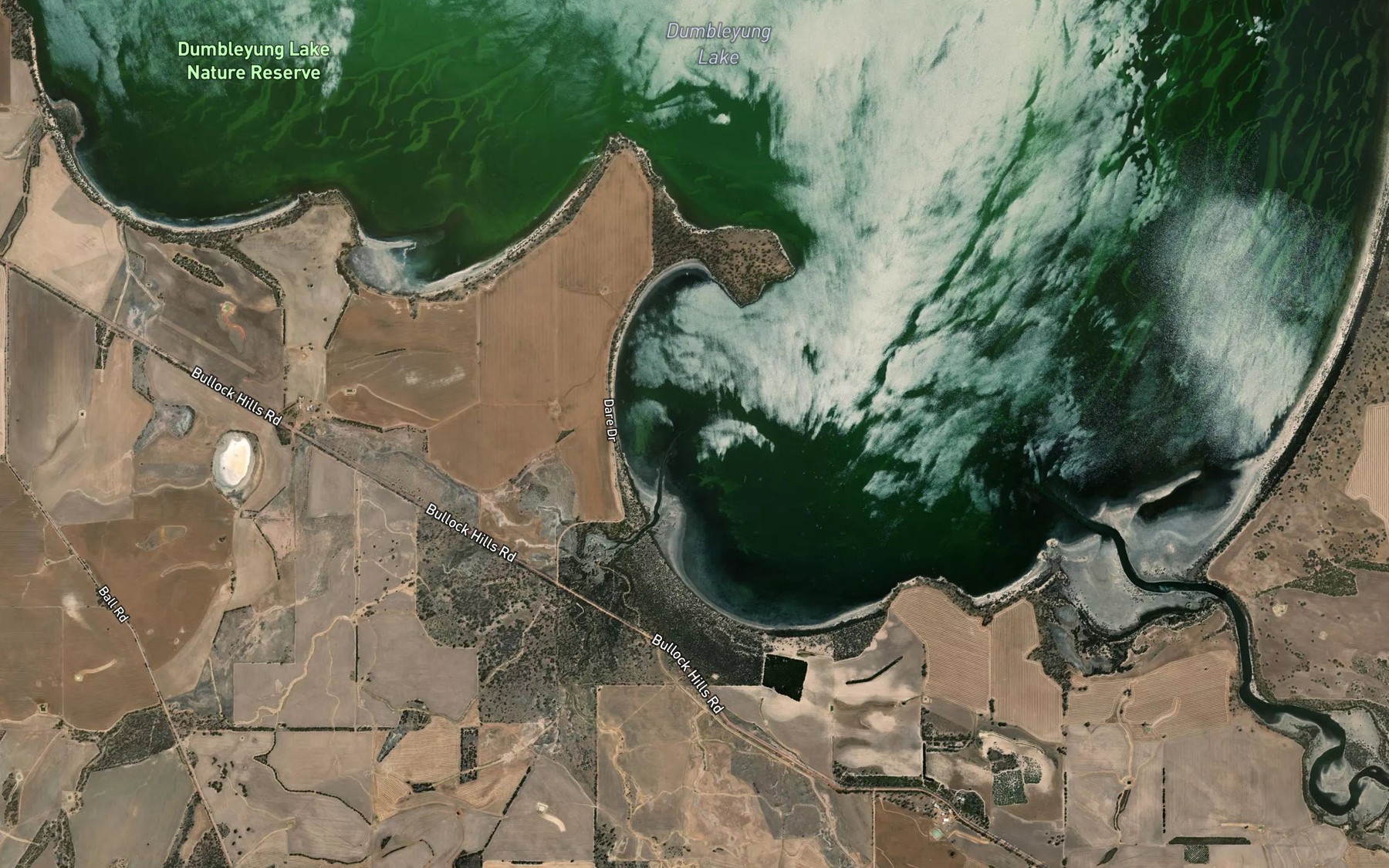 Satellite map of the Boolanalling Gully
