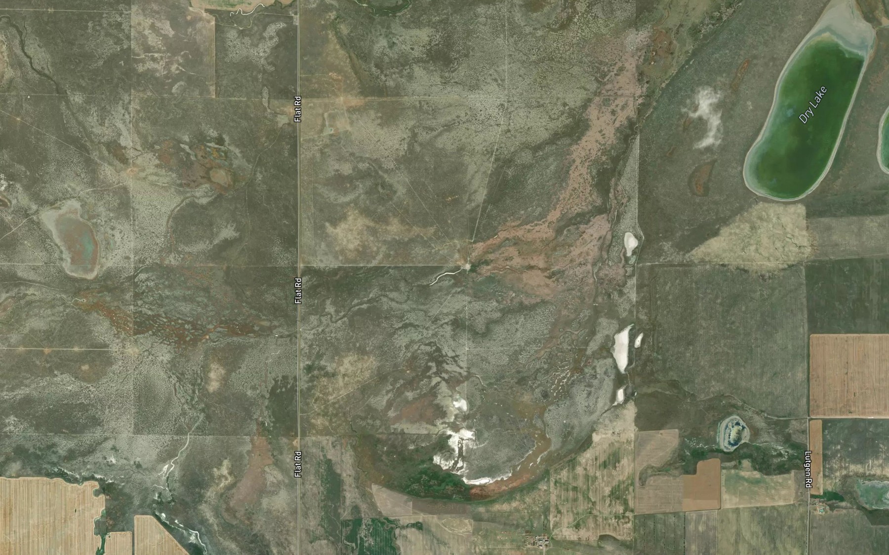 Satellite map of the Struck Creek