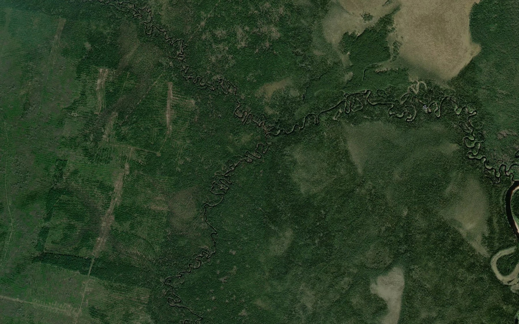 Satellite map of the Rochvozh