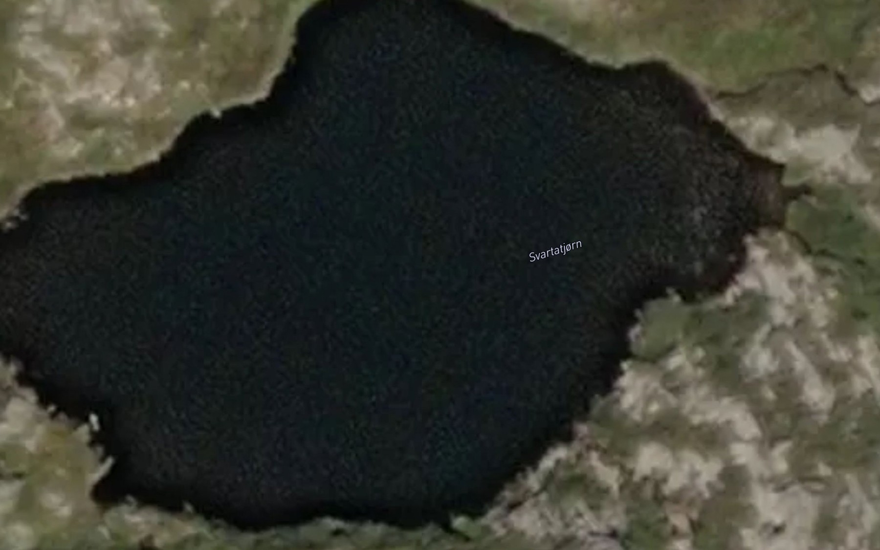 Satellite map of the Svartatjorn