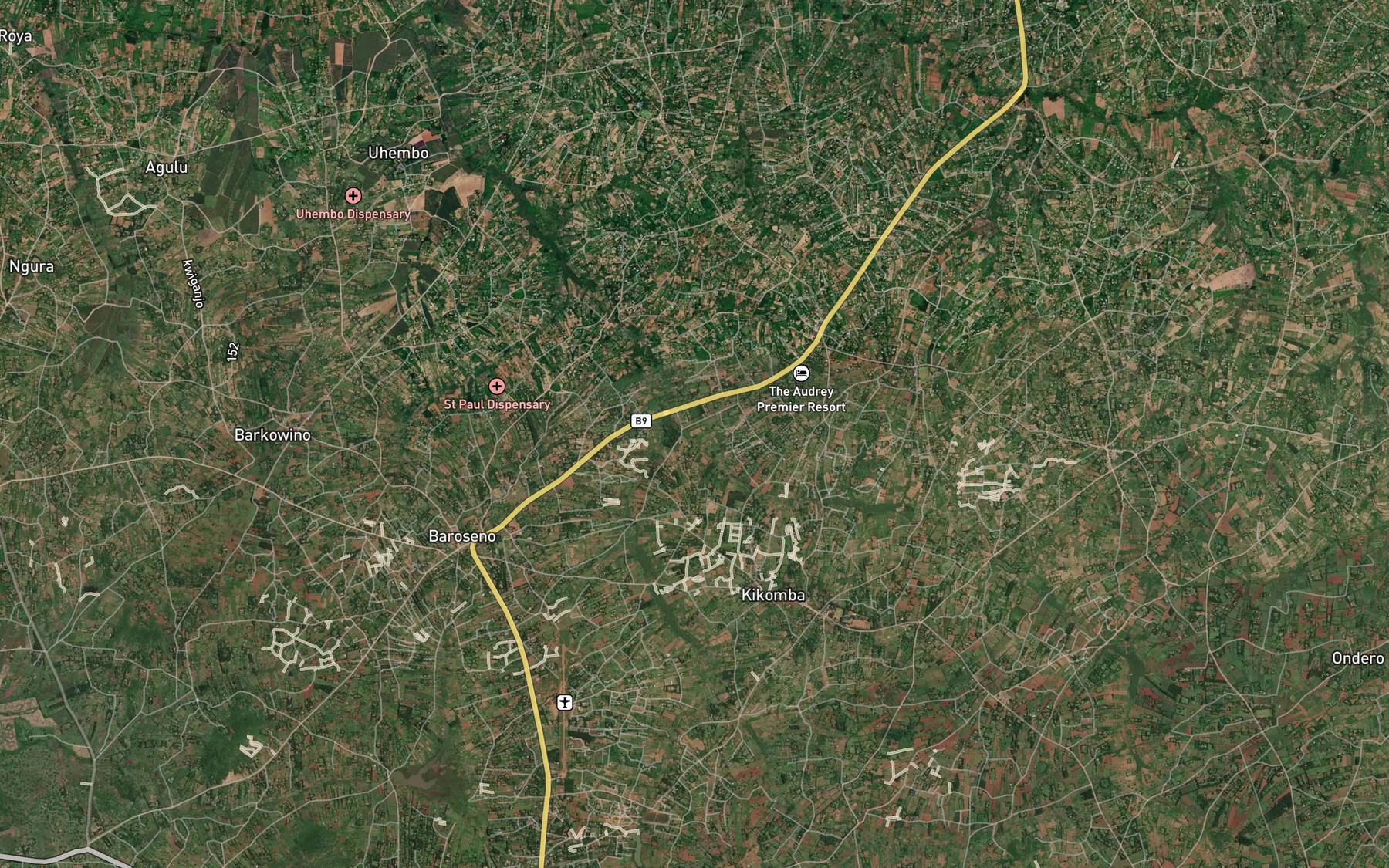 Satellite map of the Luanda
