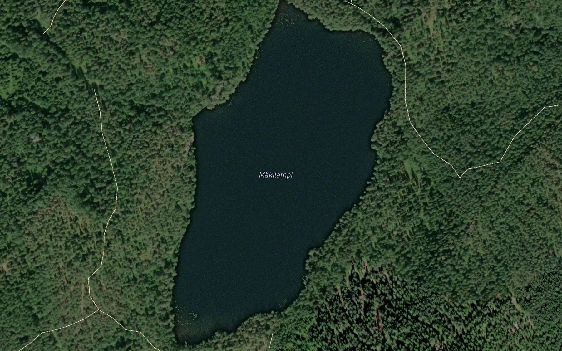Satellite map of the Makilampi