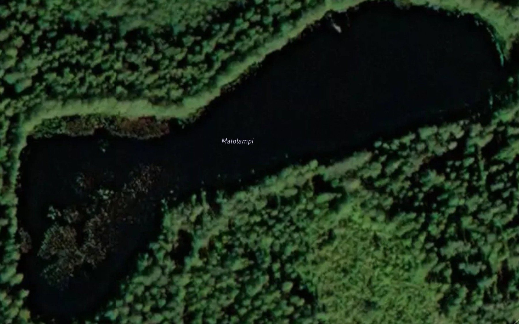 Satellite map of the Matolampi