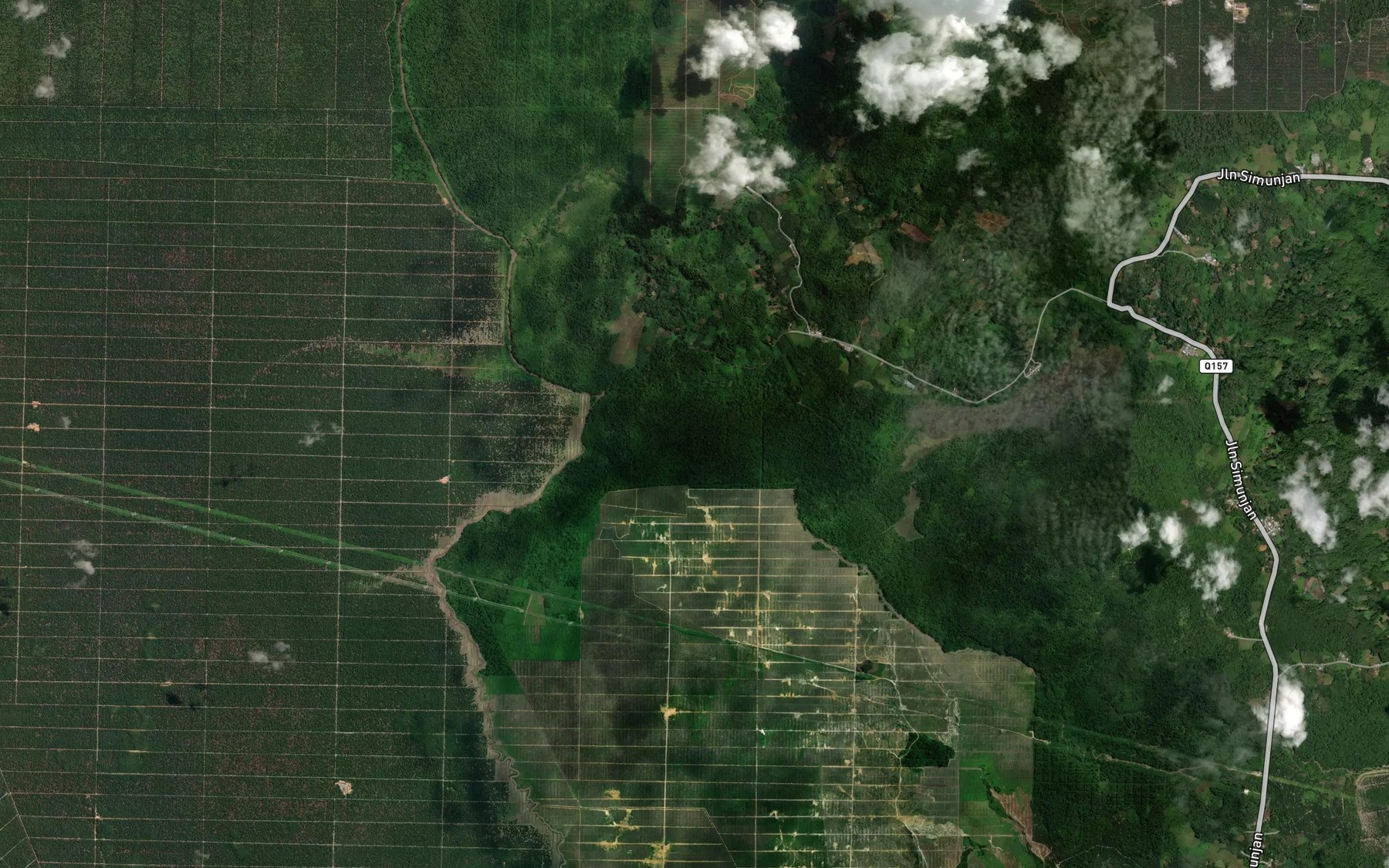 Satellite map of the Tanjong Leban