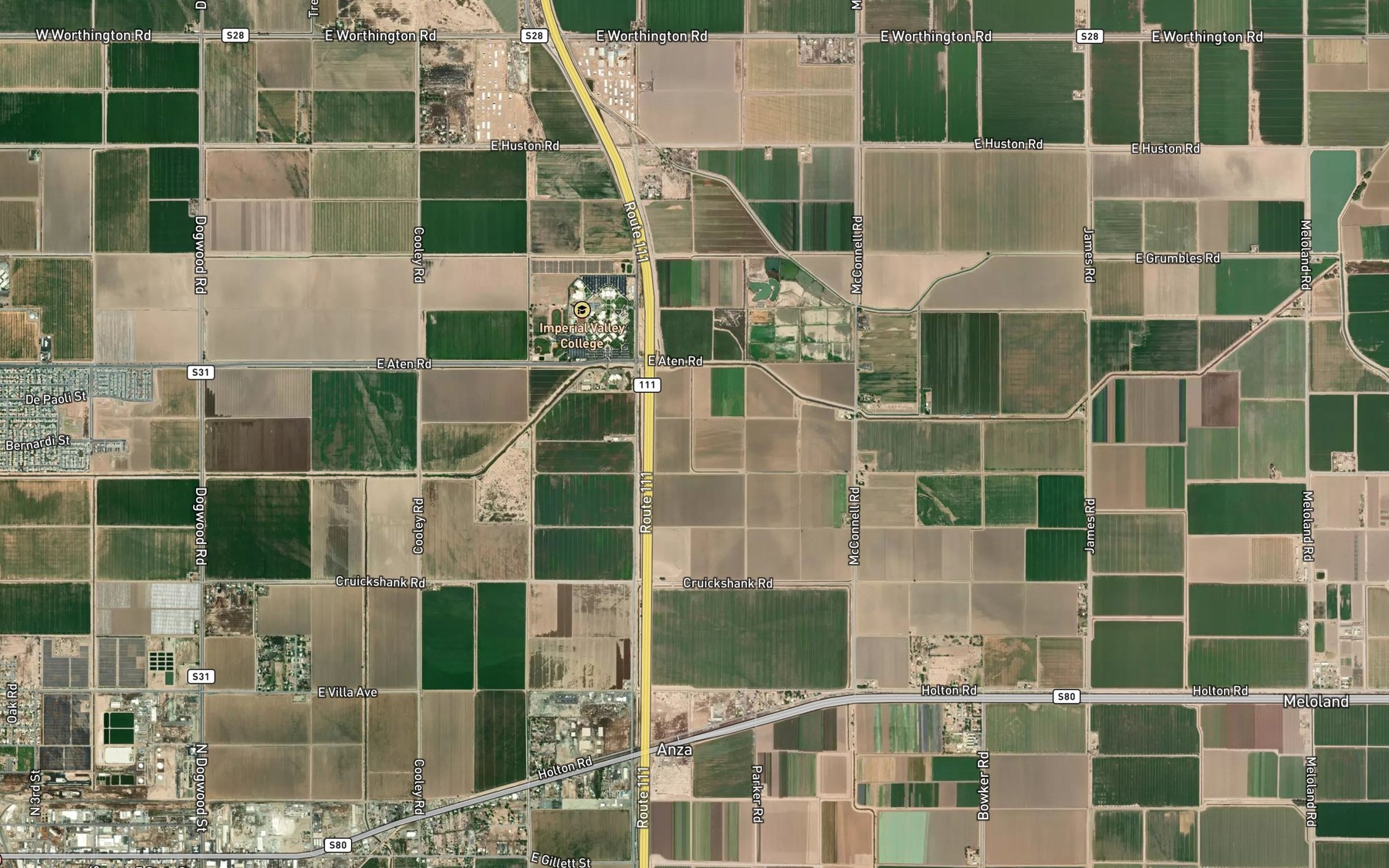 Satellite map of the Acacia Twelve Lateral