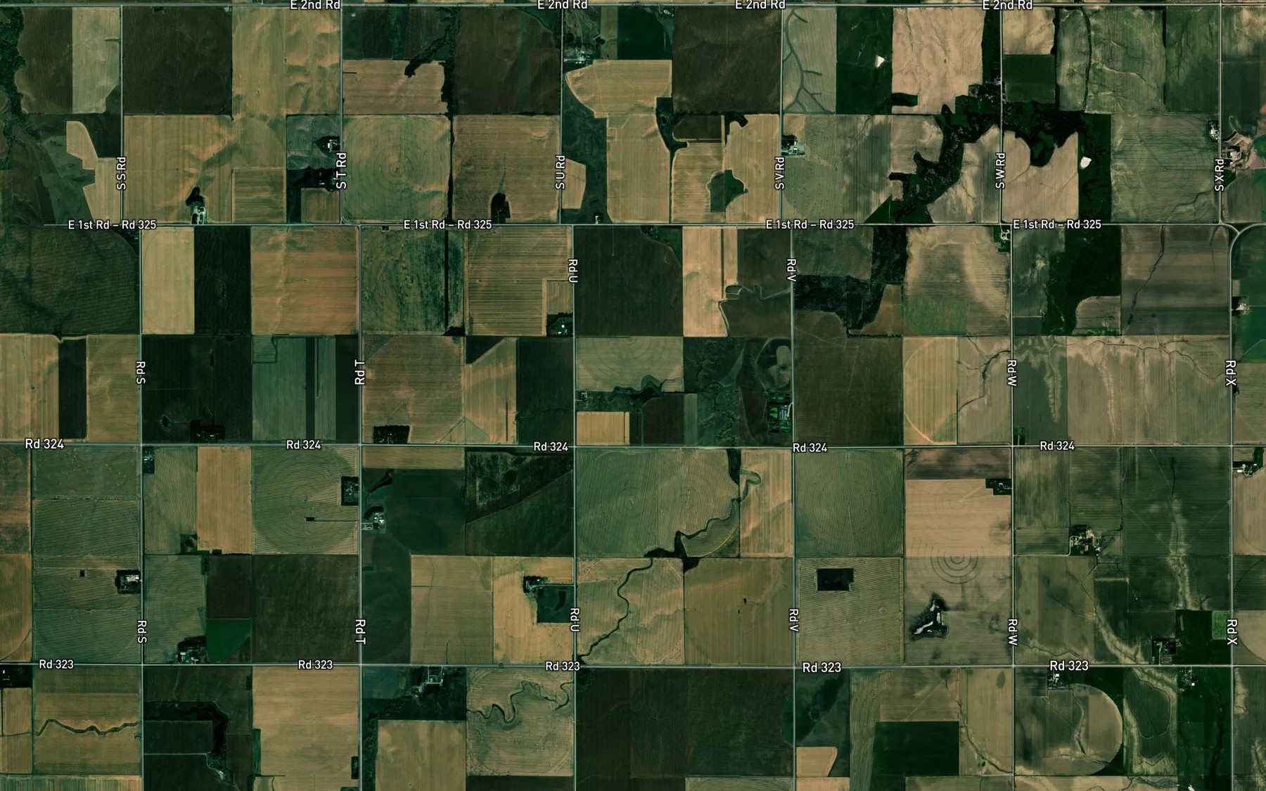 Satellite map of the Nuss Reservoir