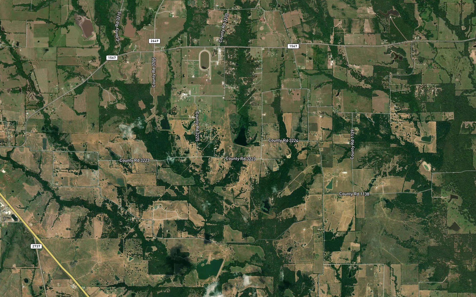 Satellite map of the Soil Conservation Service Site 5 Reservoir