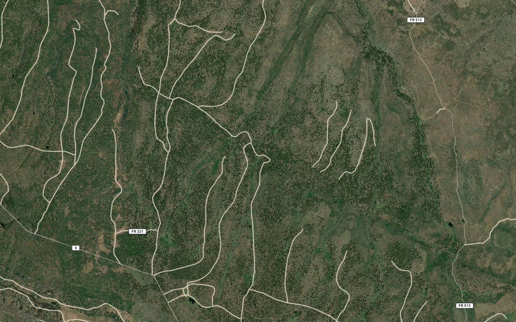 Satellite map of the White Sands Spring