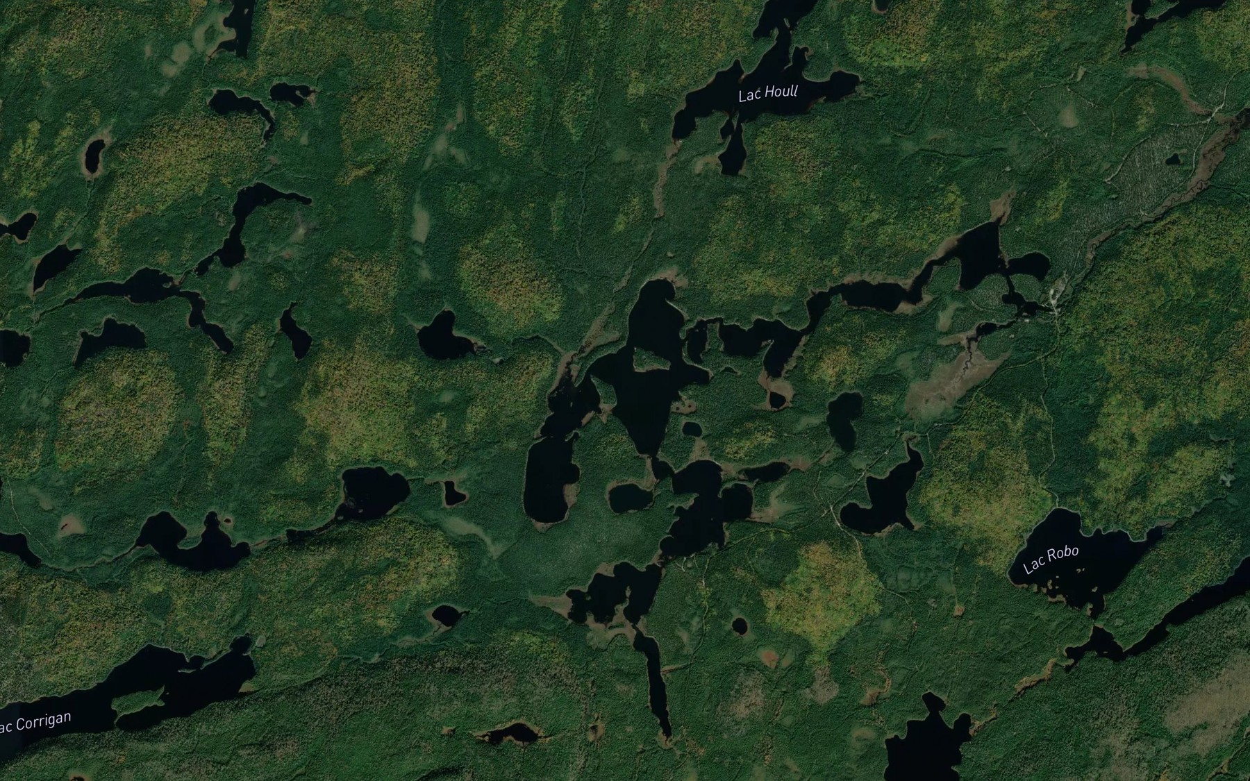 Satellite map of the Lac Chaume