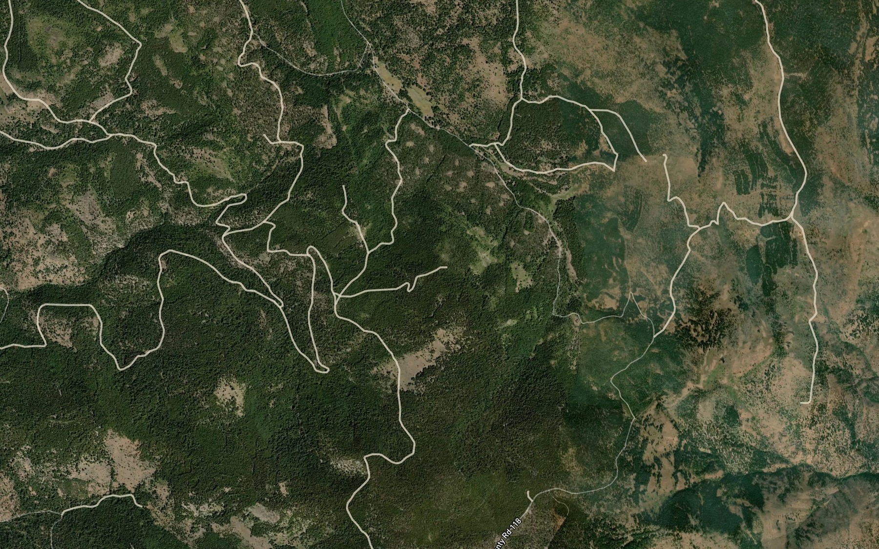 Satellite map of the Needle Grass Spring