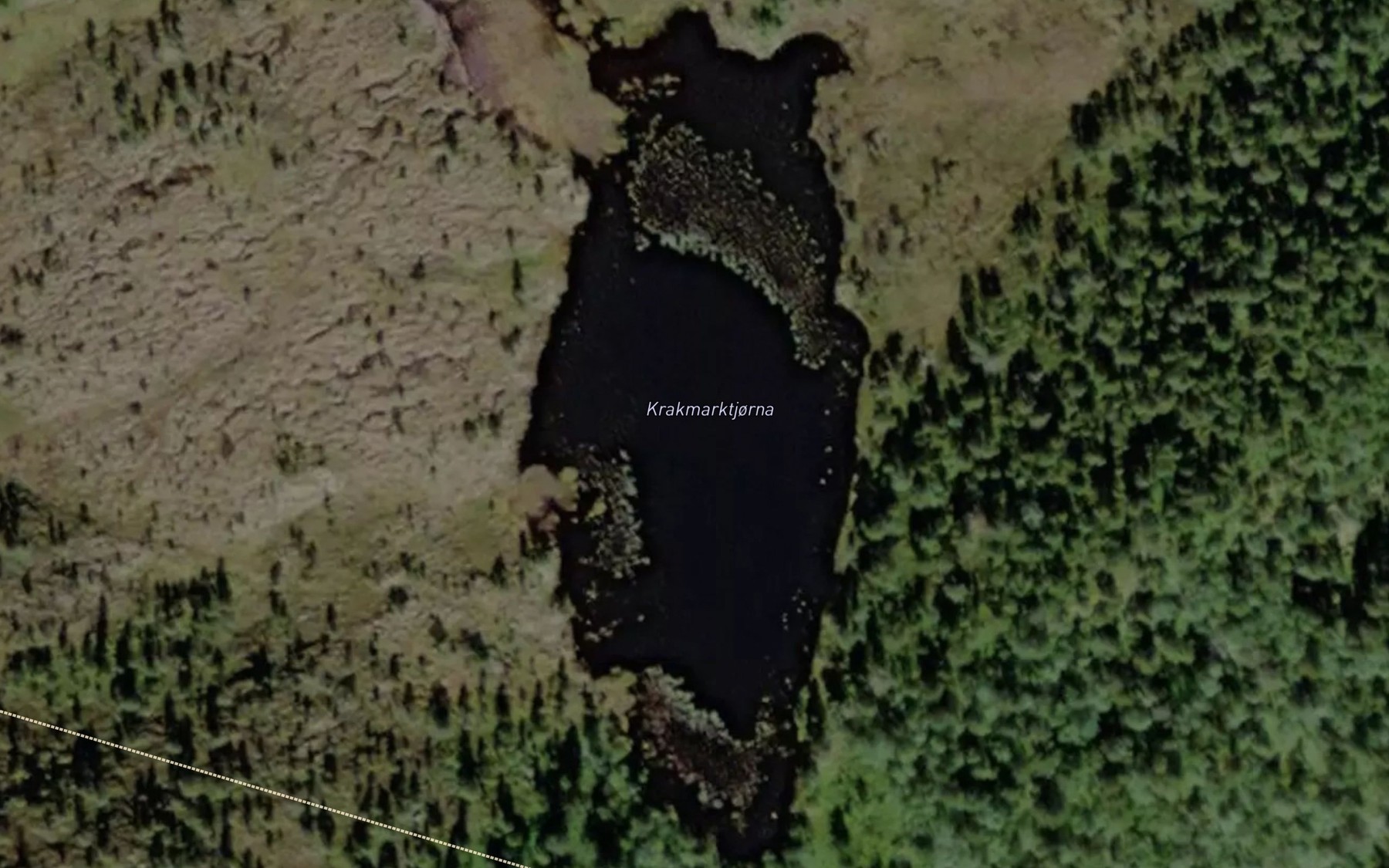 Satellite map of the Krakmarktjorna