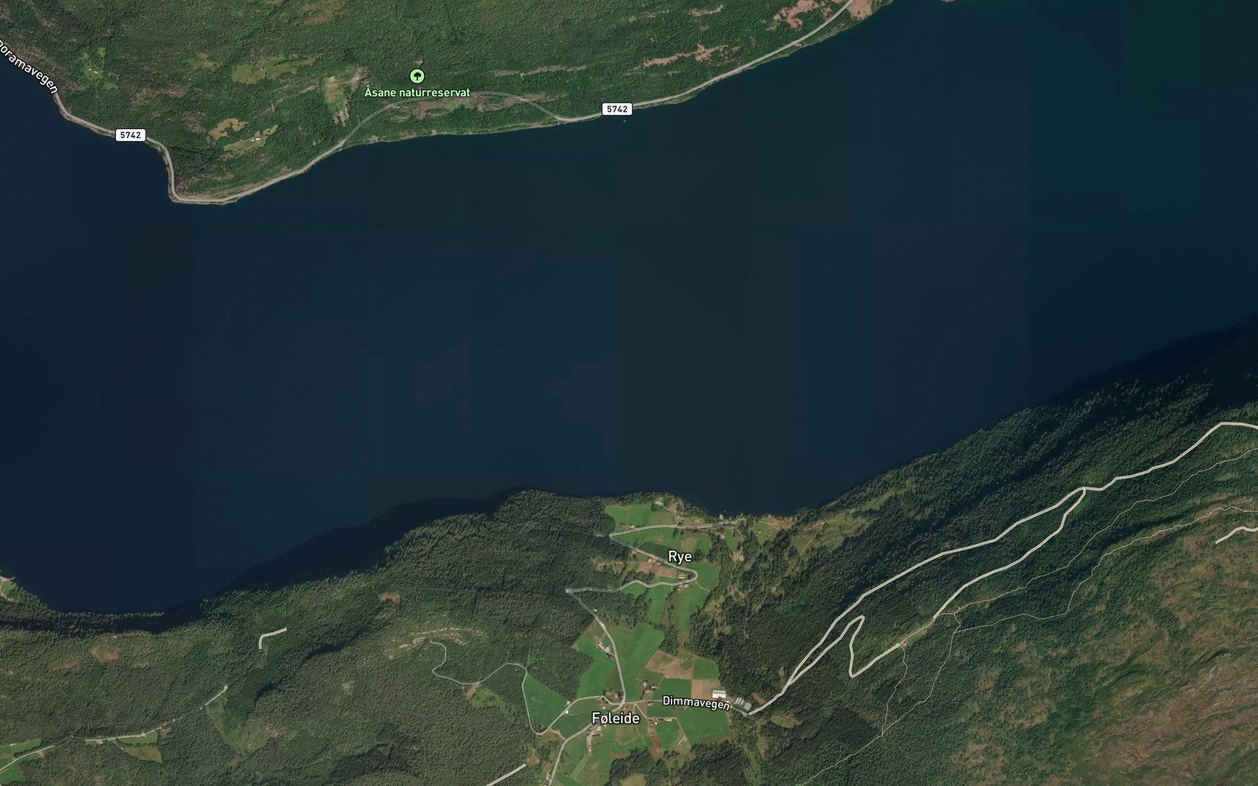Satellite map of the Utfjorden