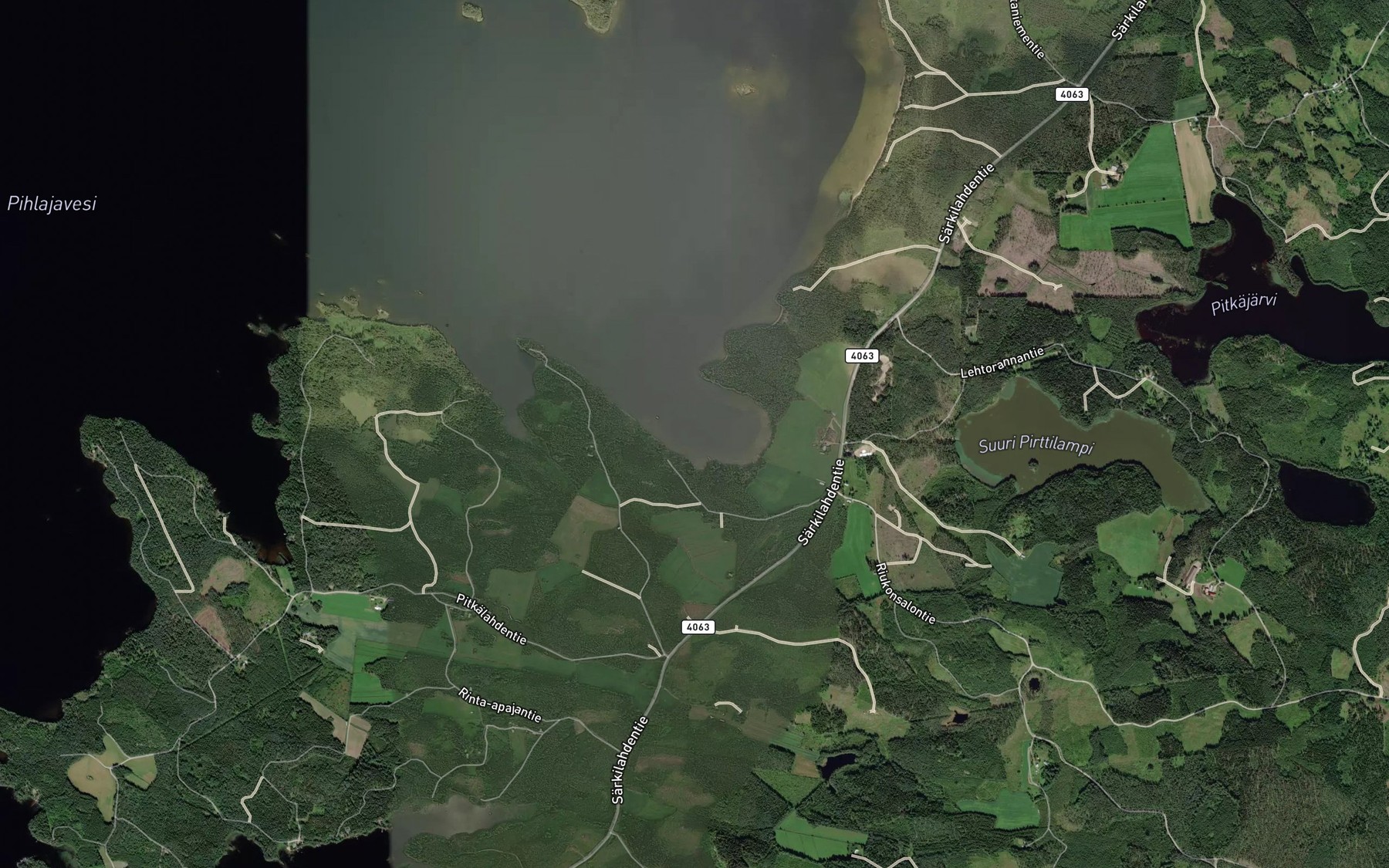 Satellite map of the Taivallahti