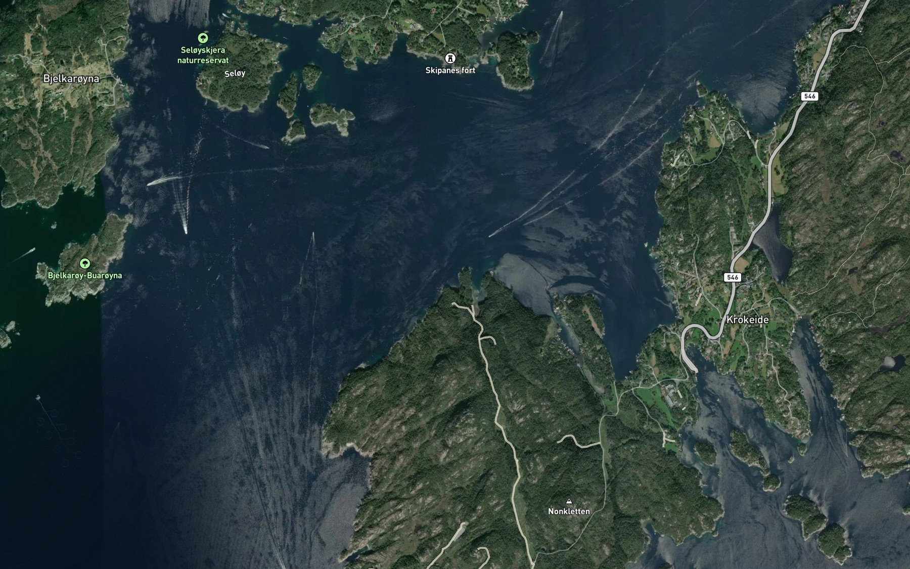 Satellite map of the Rasmusvika