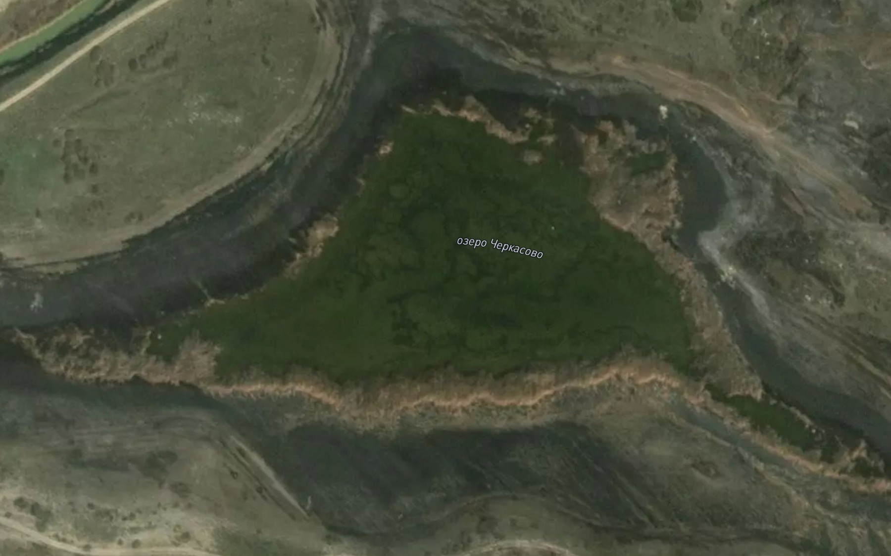 Satellite map of the Ozero Cherkasovo