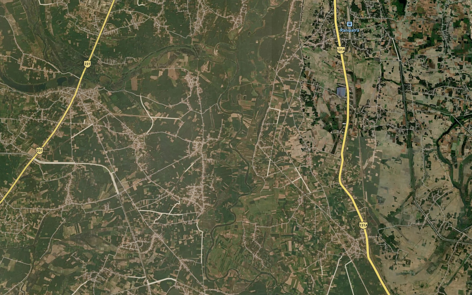Satellite map of the Saura Nadi