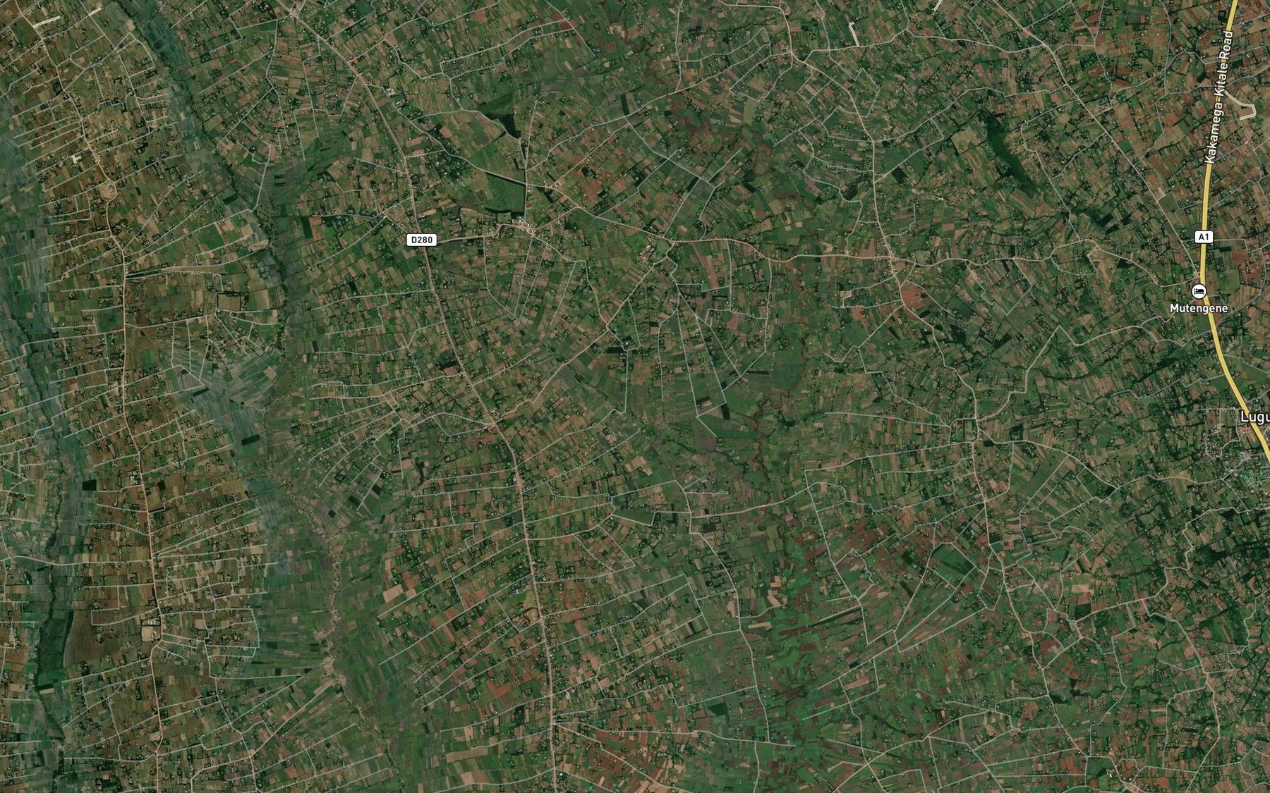Satellite map of the Namawanga