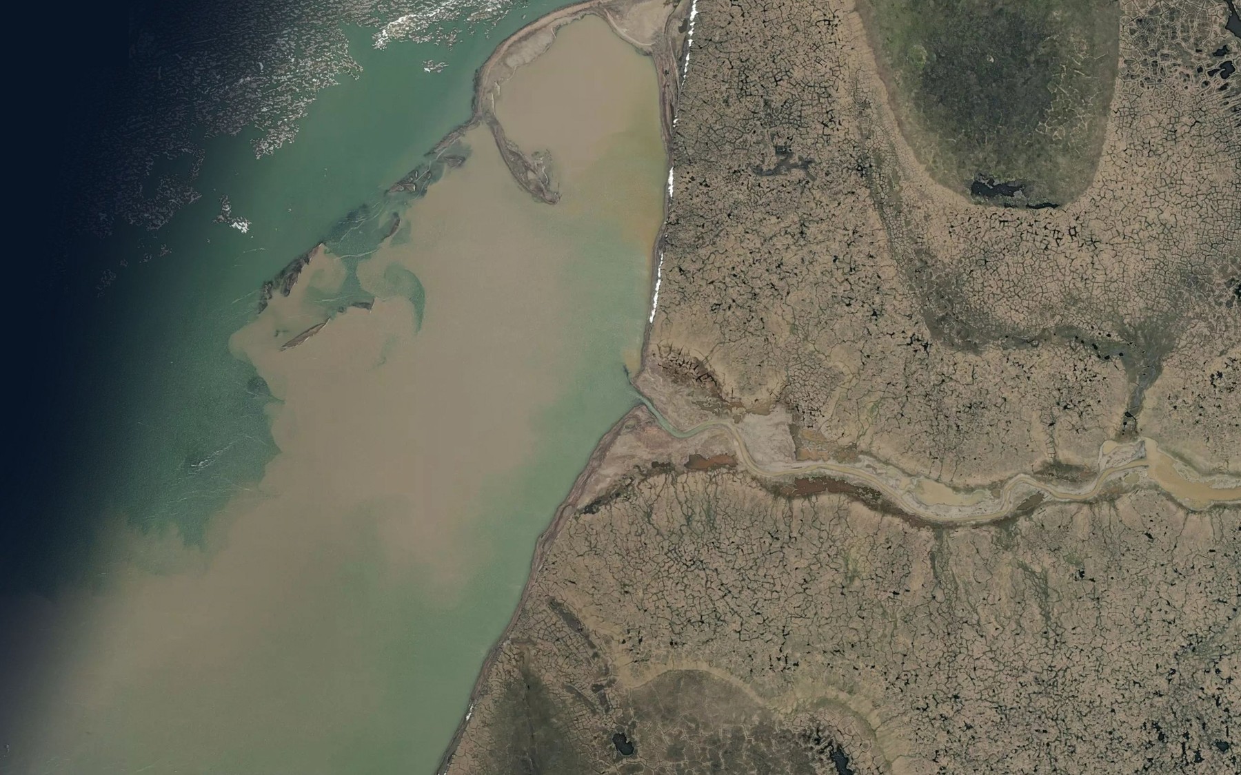 Satellite map of the Boat Creek