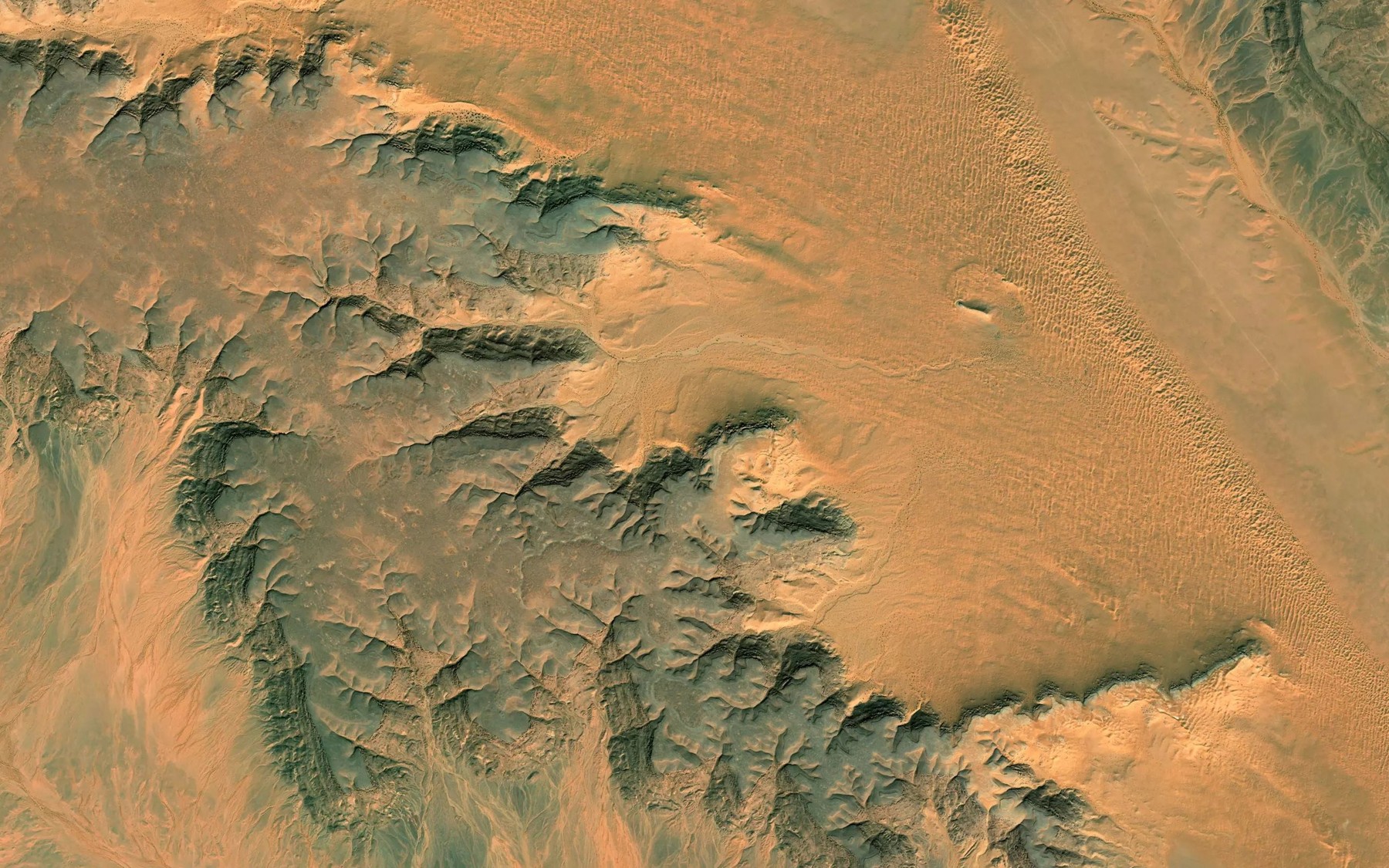Satellite map of the Chaab el Ouggaiet