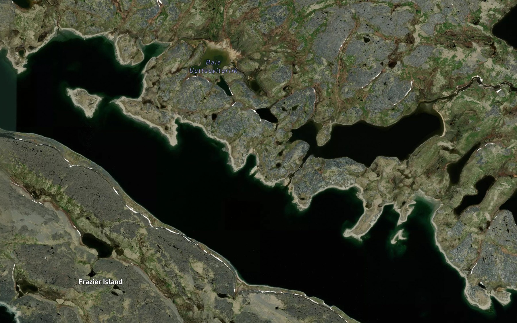 Satellite map of the Baie Kisarviapik