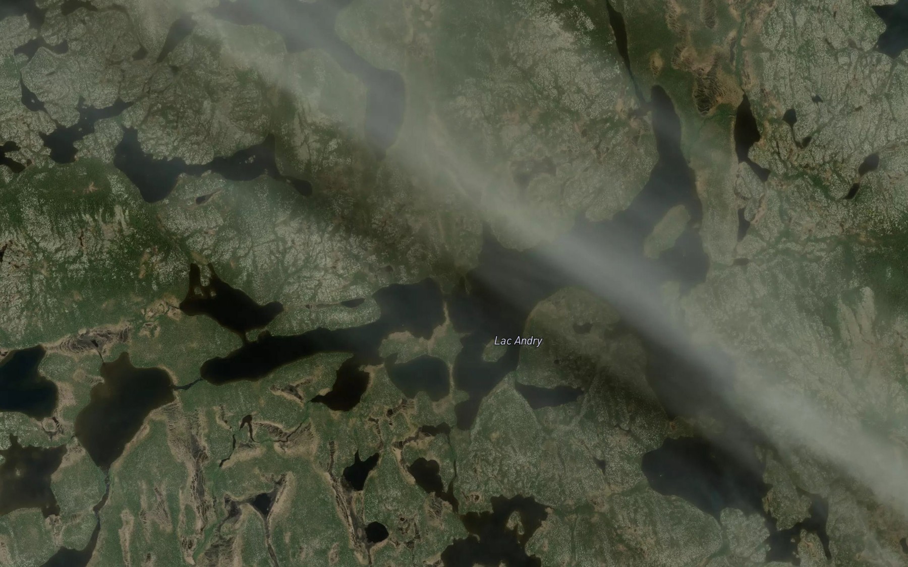 Satellite map of the Lac Andry
