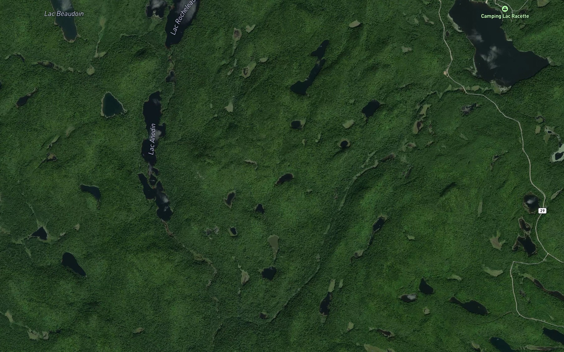 Satellite map of the Lac Harly