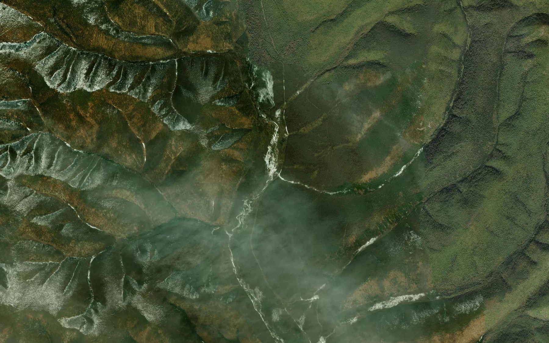 Satellite map of the Komsomolets
