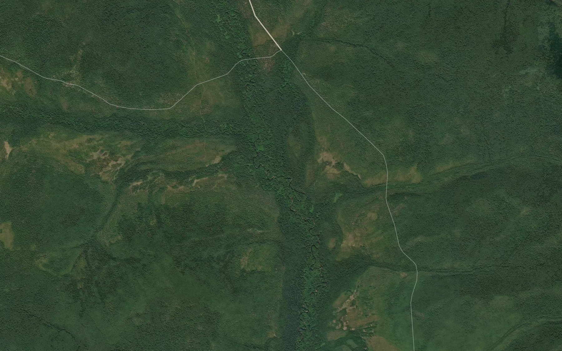 Satellite map of the Gniloy Klyuch
