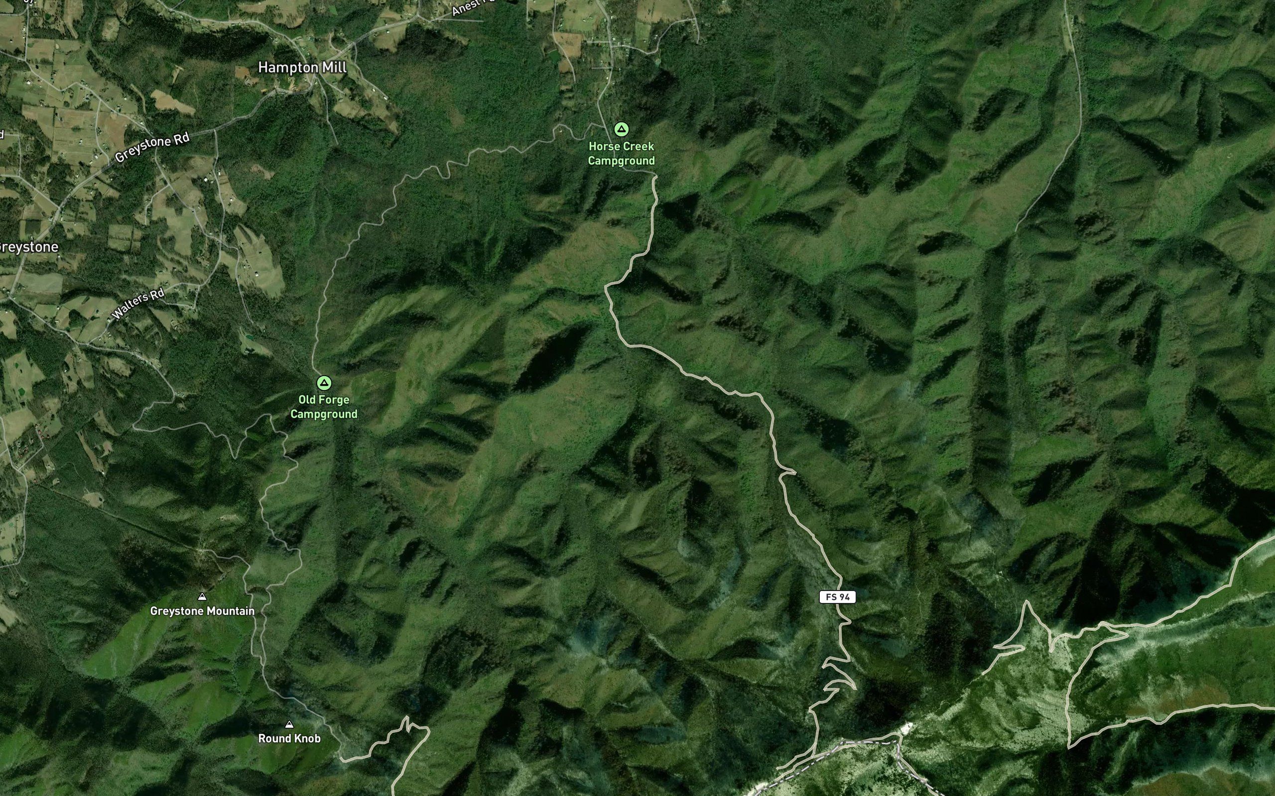 Sarvis Cove Creek