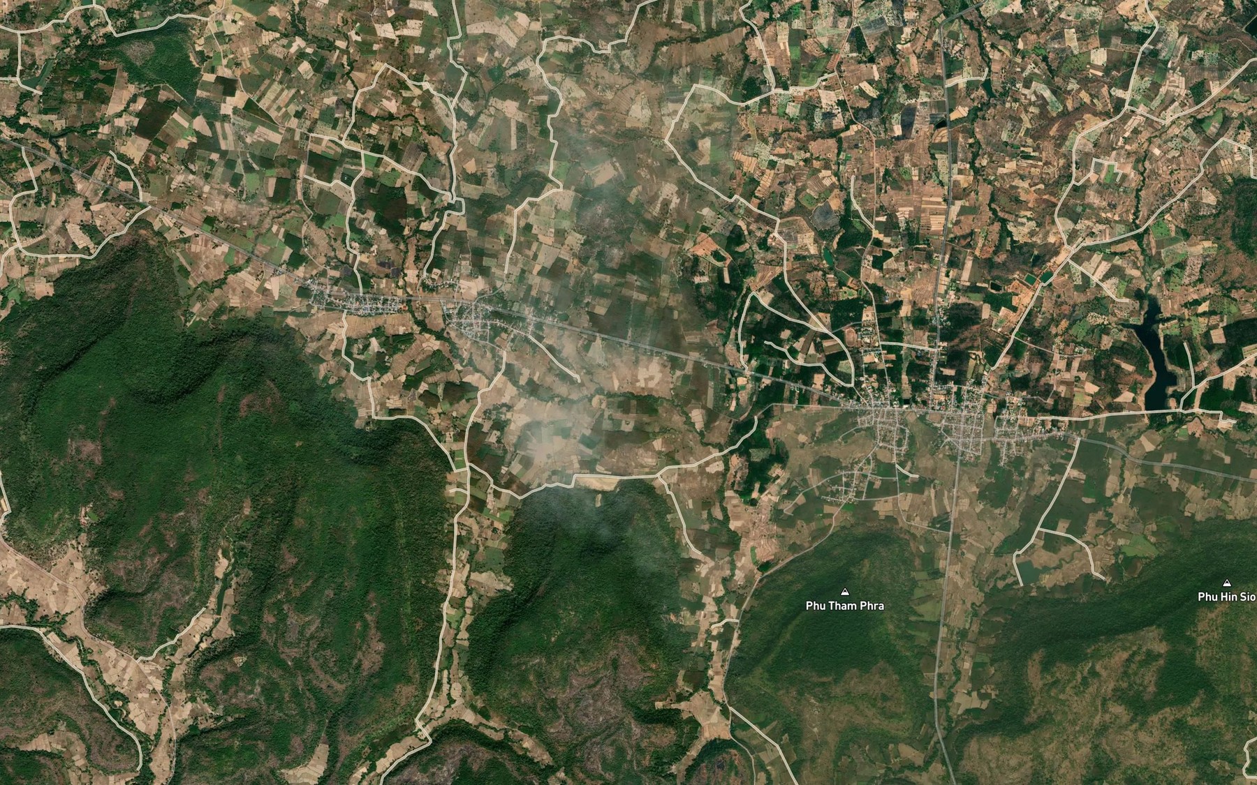 Satellite map of the Nong Phon Thong