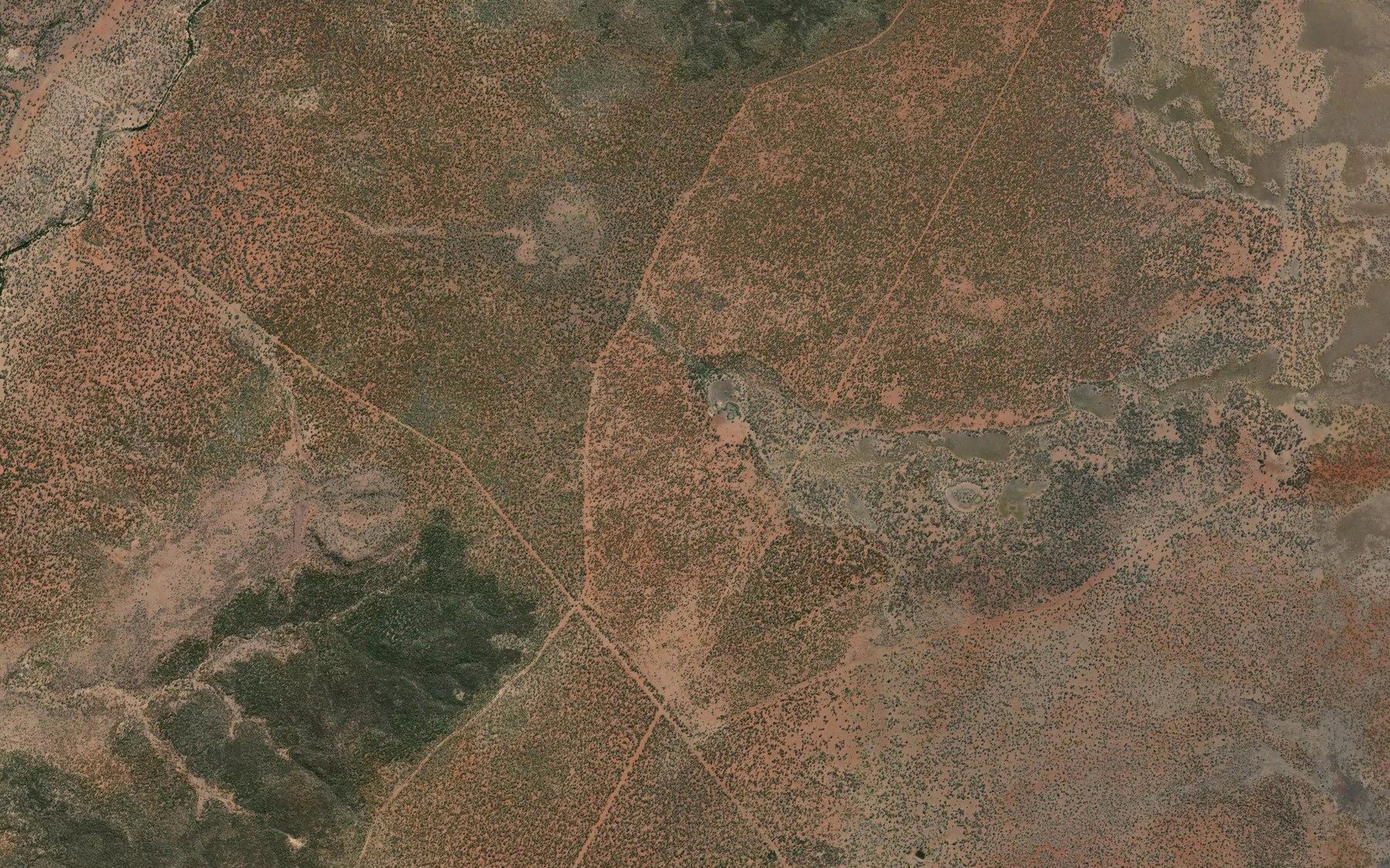 Satellite map of the Lake Gilbert