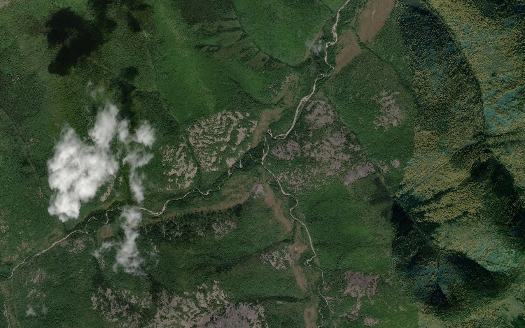 Satellite map of the Pravyy Artyk