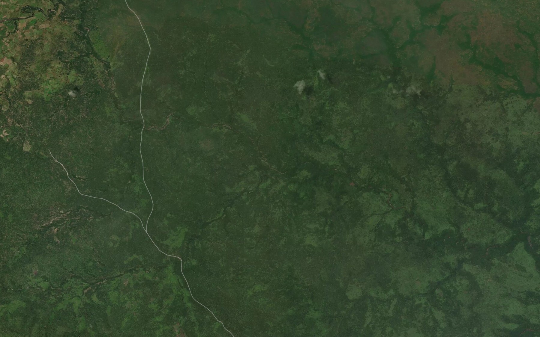 Satellite map of the River Wombo