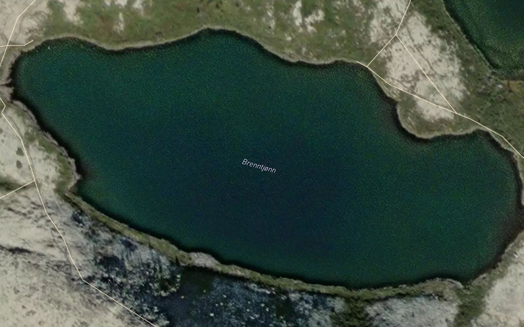 Satellite map of the Brenntjonn