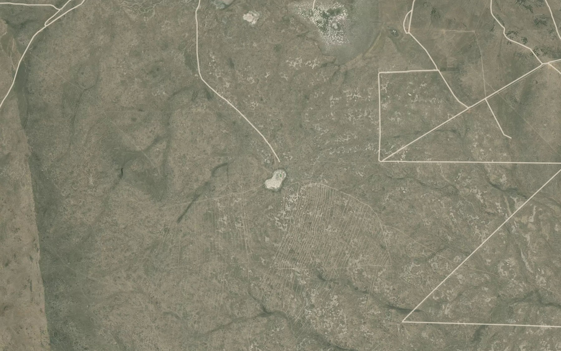 Satellite map of the Indian Brave Reservoir