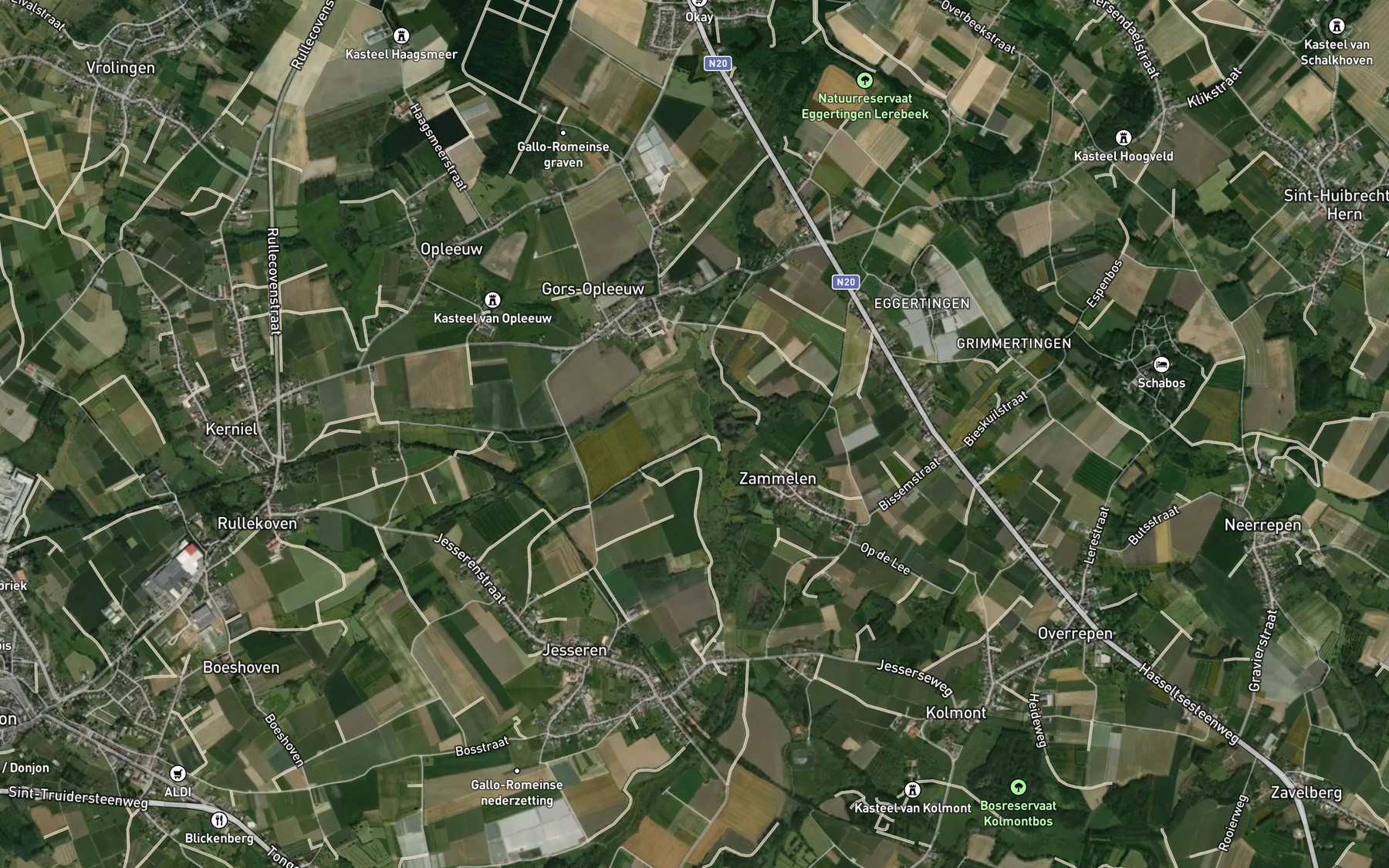 Satellite map of the Sint-Annabeek